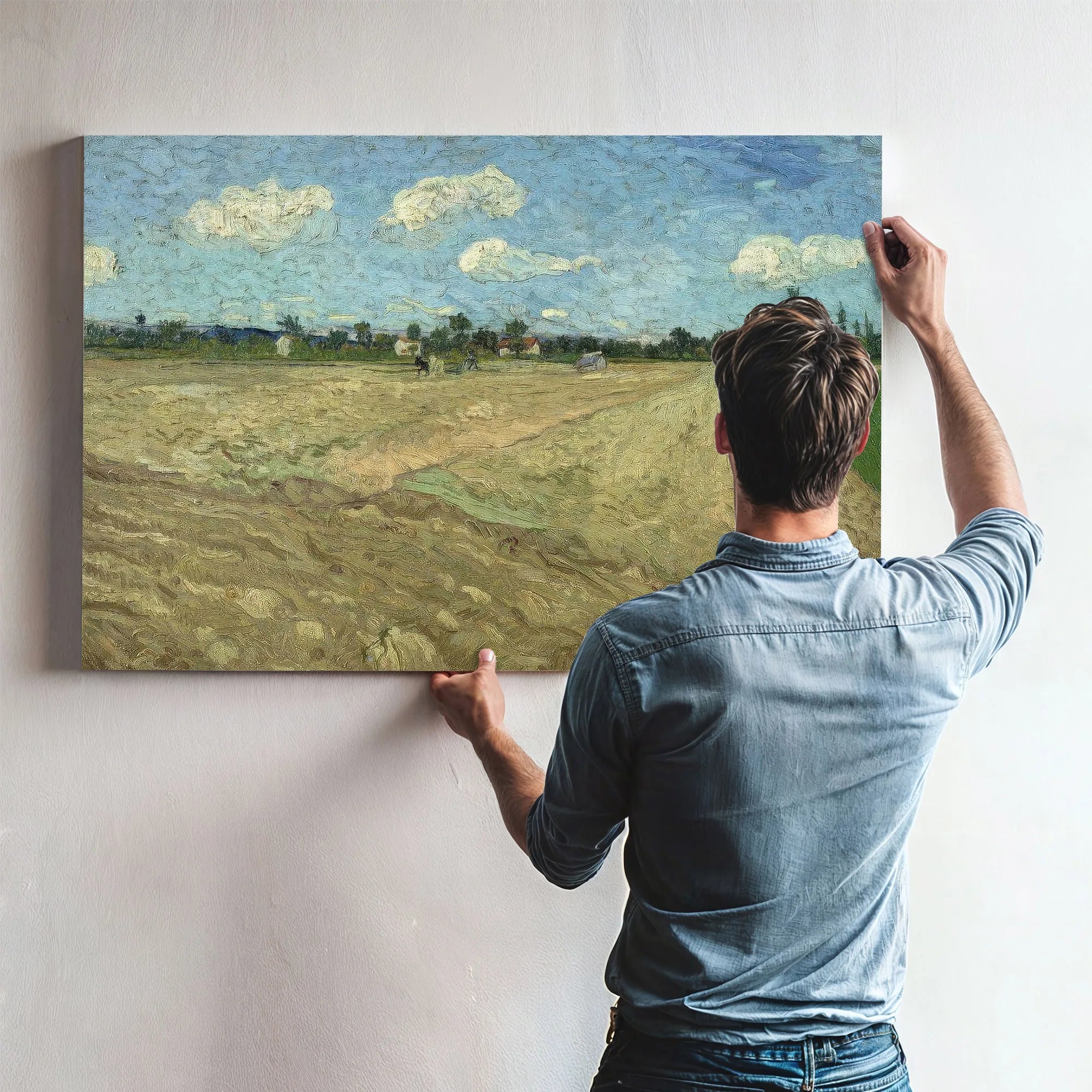 Ploughed Fields ('The Furrows') By Vincent Van Gogh Fine Art Print