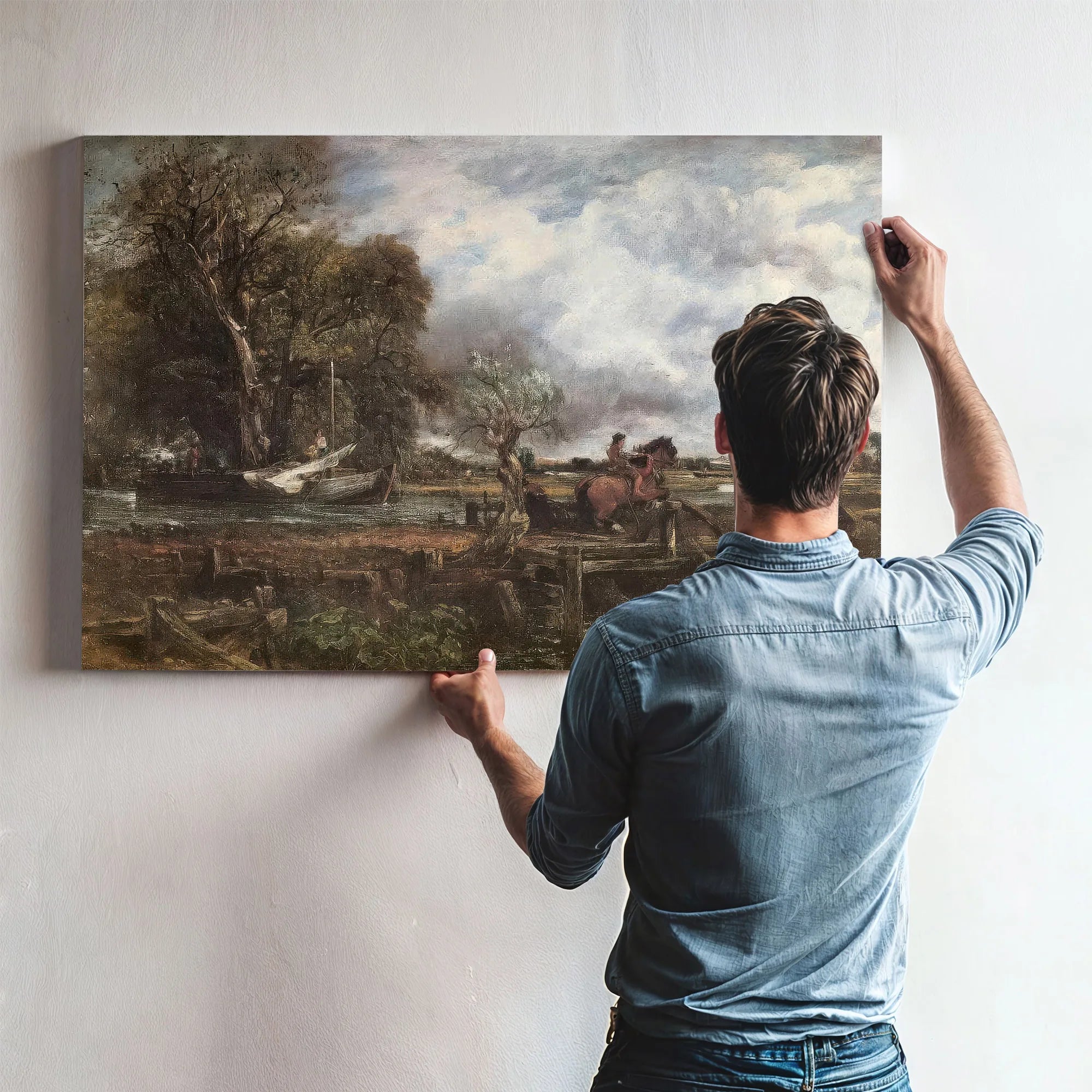 The Leaping Horse By John Constable Fine Art Print