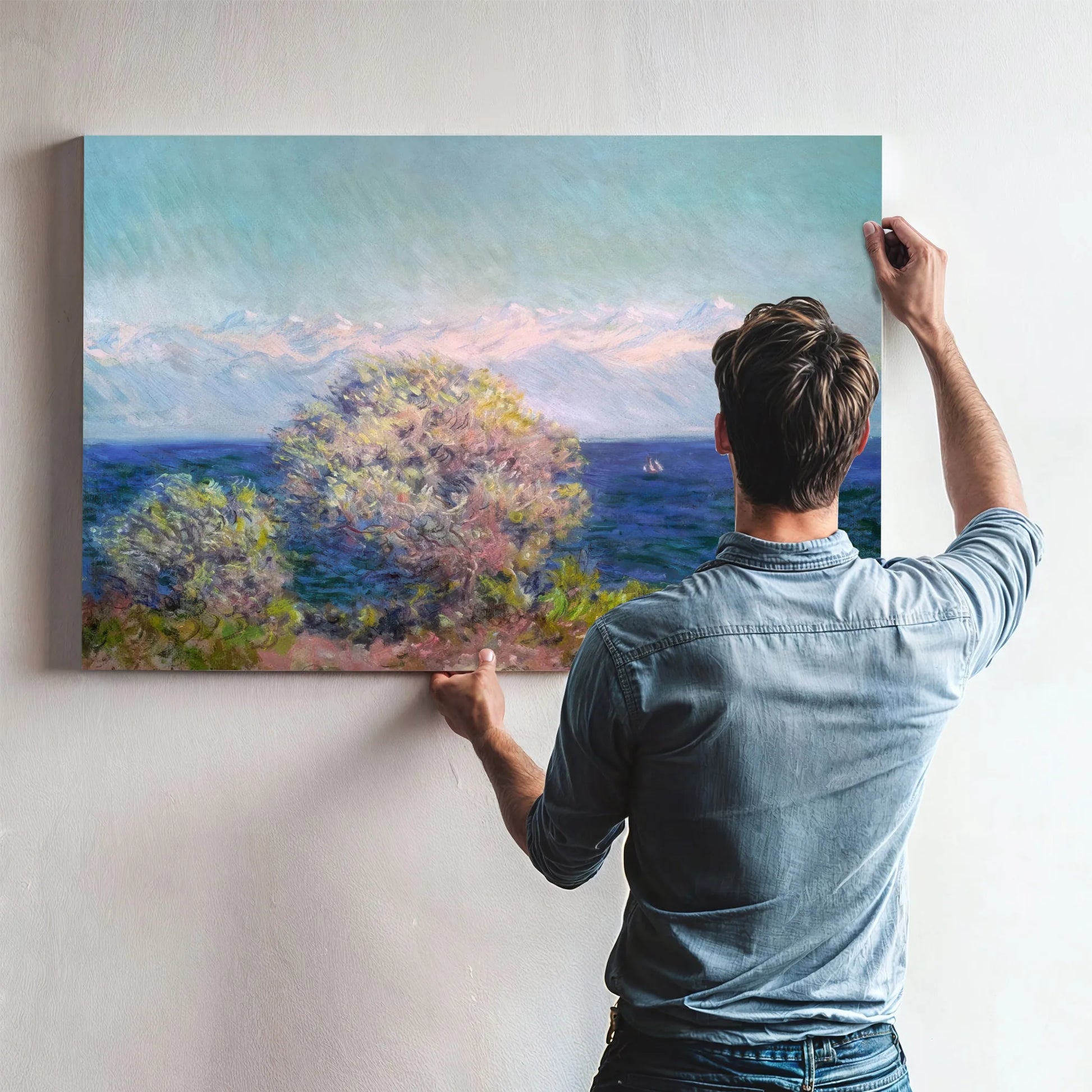 Cap D'antibes Mistral By Claude Monet Fine Art Print