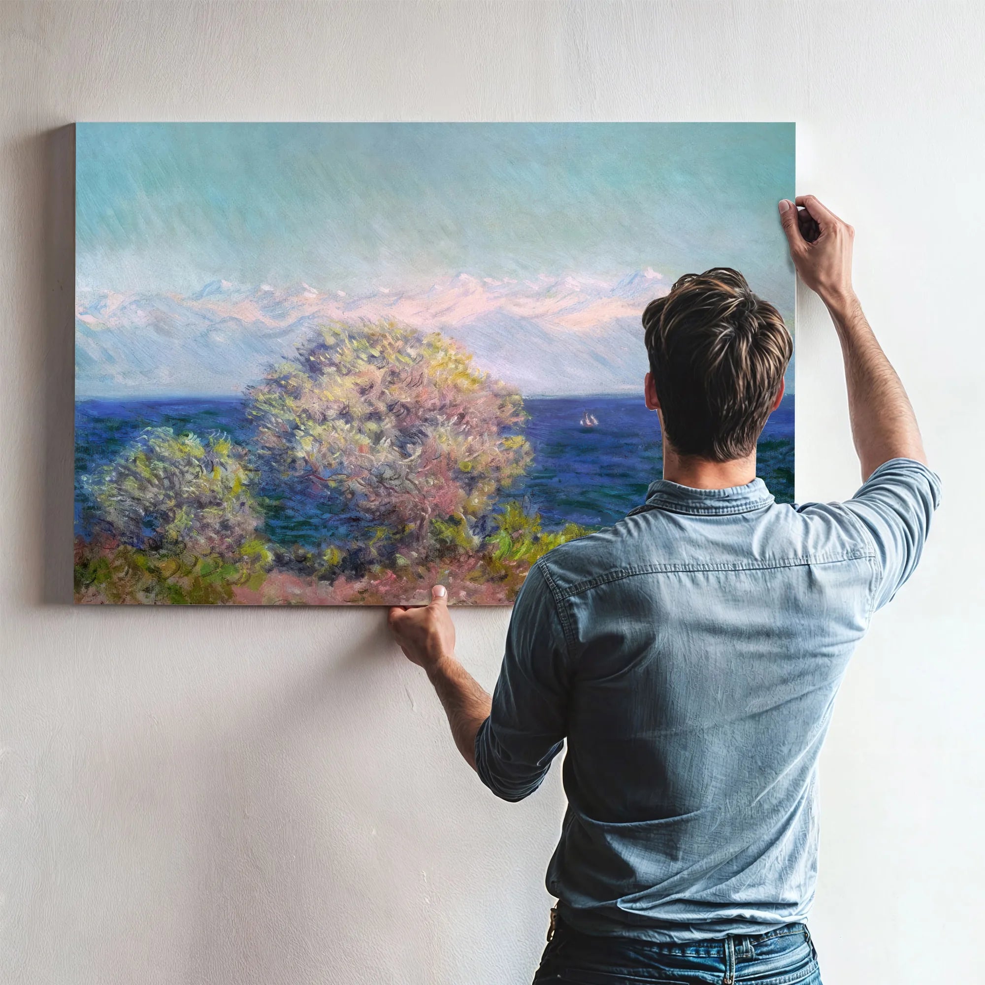 Cap D'antibes Mistral By Claude Monet Fine Art Print