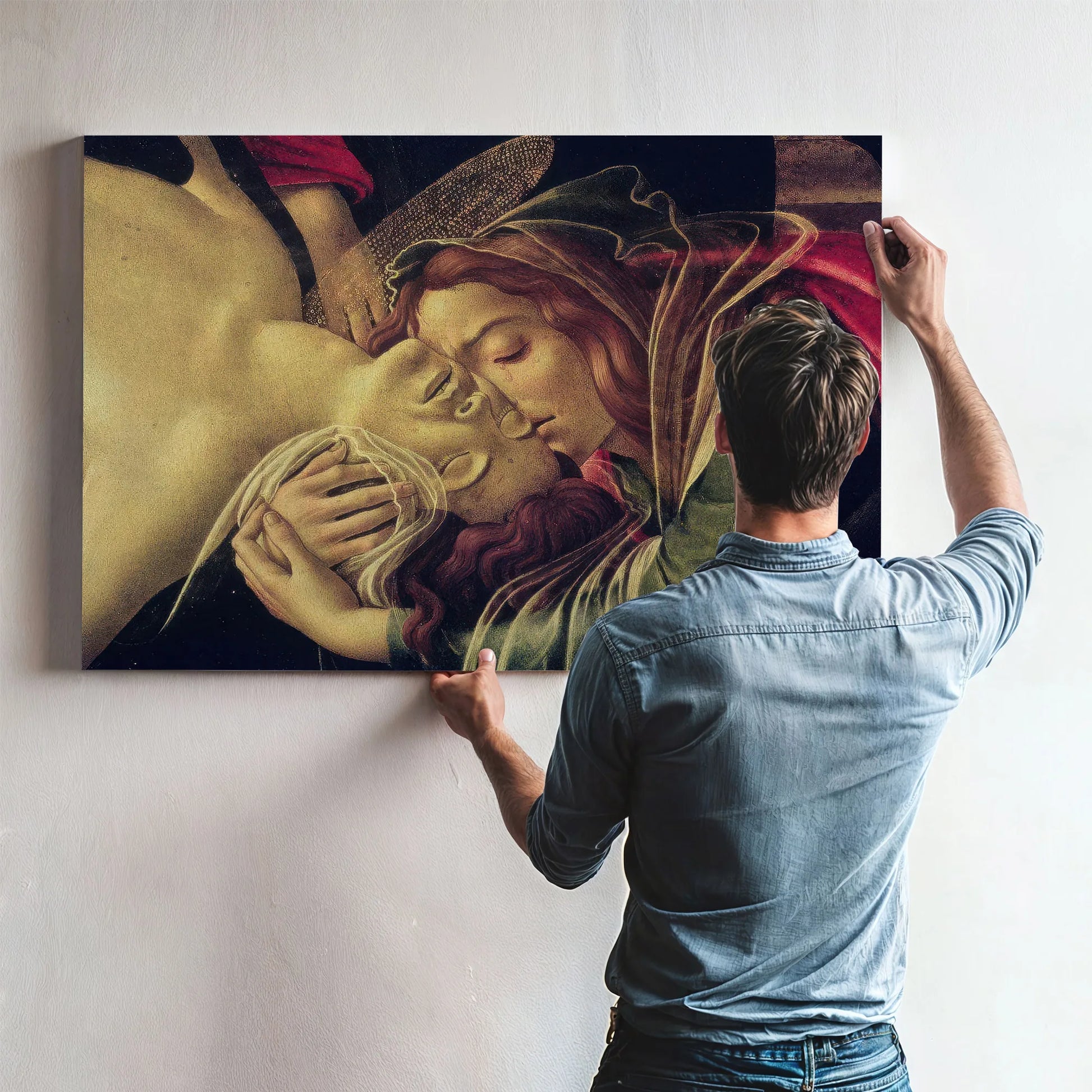 Detail Of The Lamentation Of Christ By Sandro Botticelli Fine Art Print