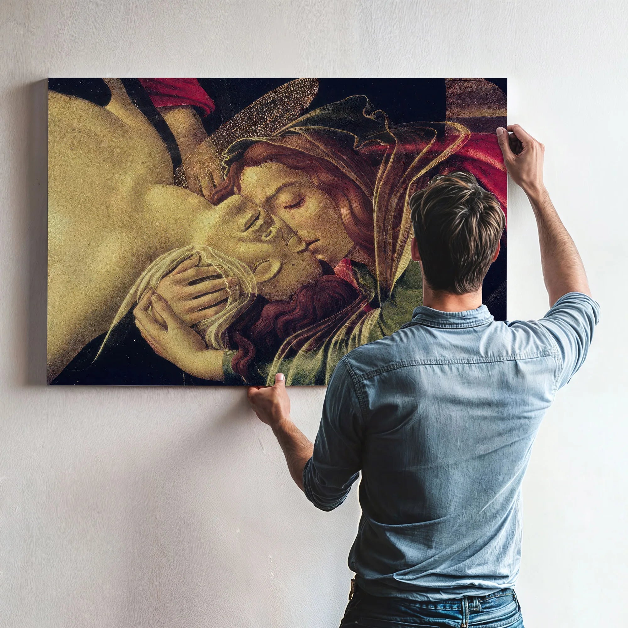 Detail Of The Lamentation Of Christ By Sandro Botticelli Fine Art Print
