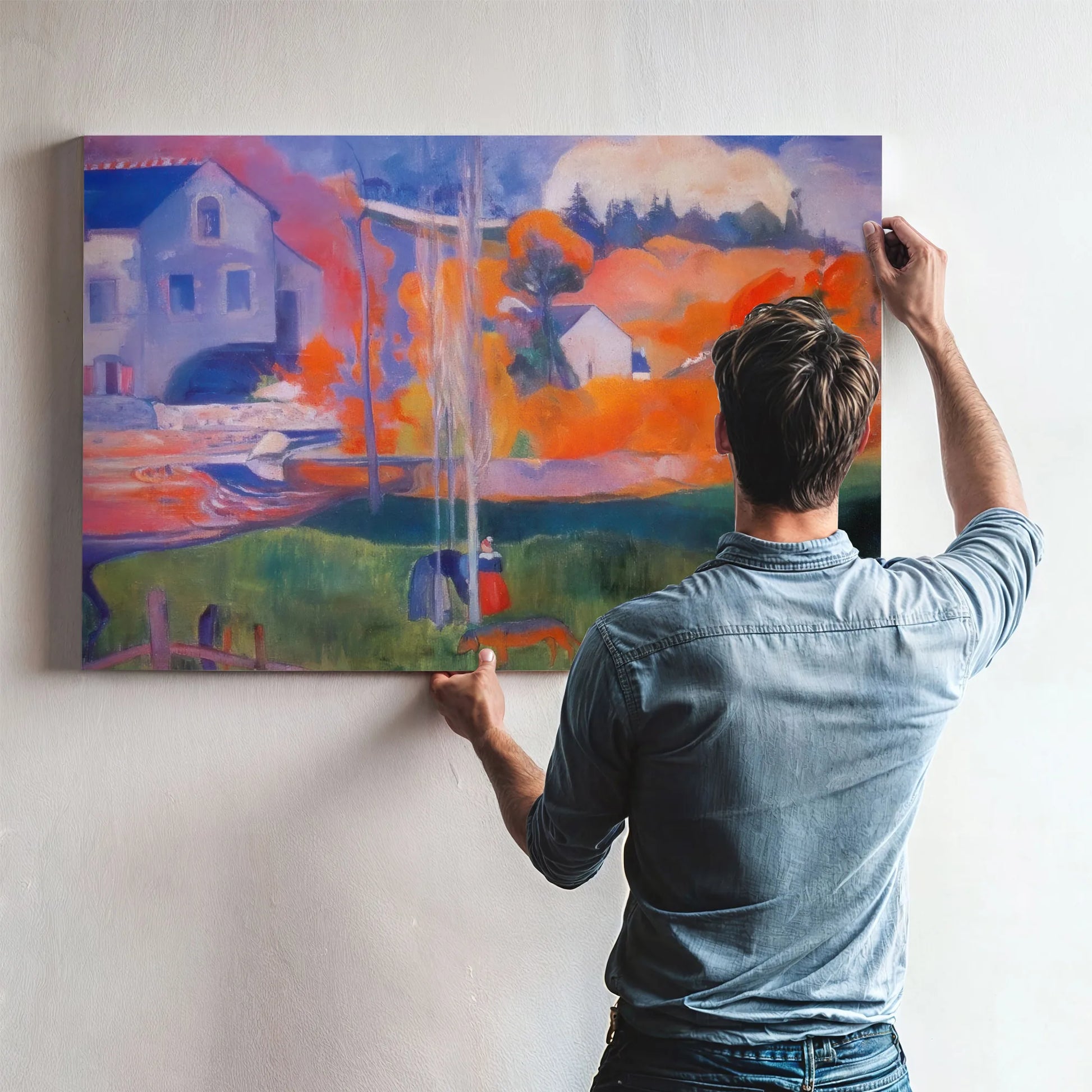 The Mill In Pont Aven By Paul Gauguin Fine Art Print