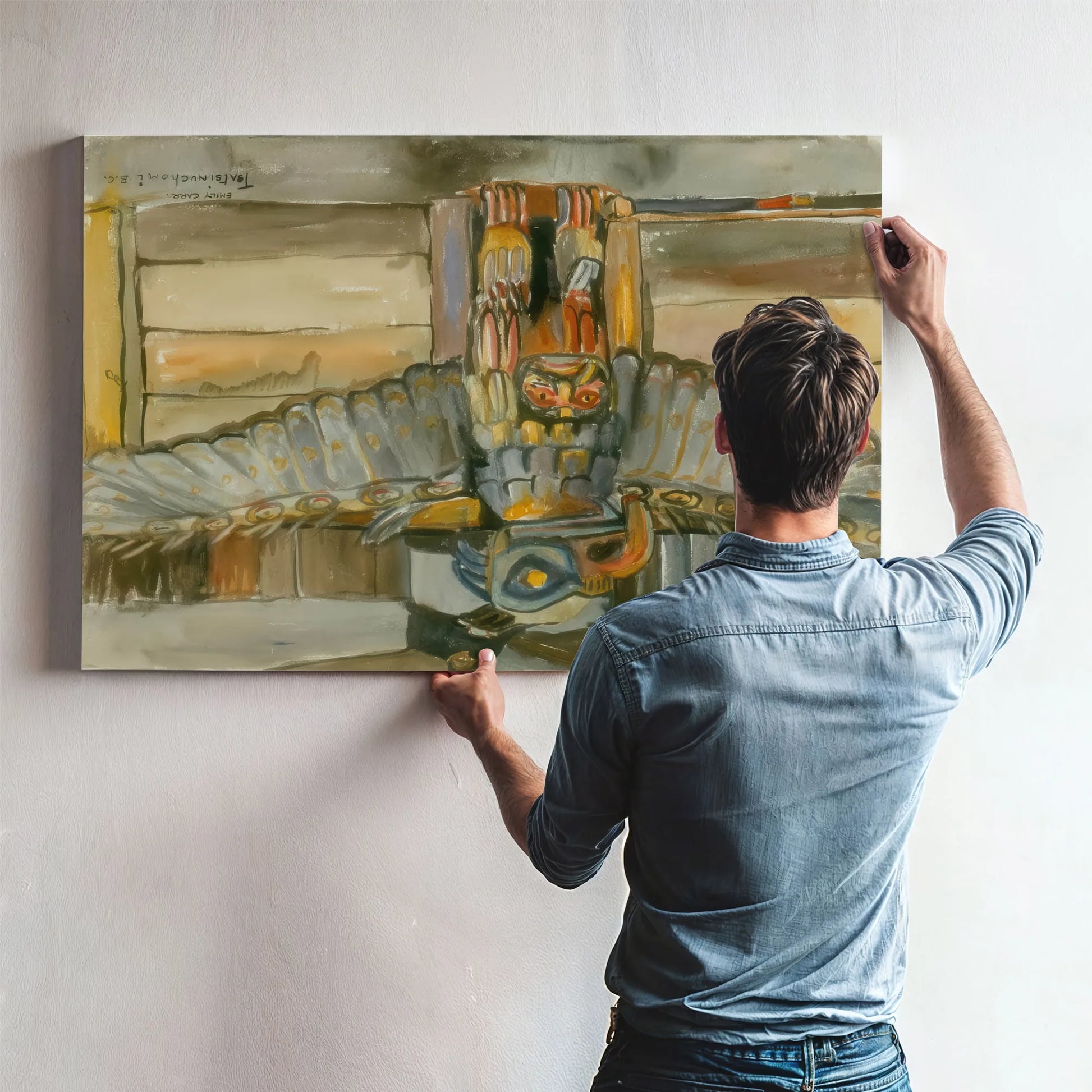 Tsatsisnukomi Bc By Emily Carr Fine Art Print