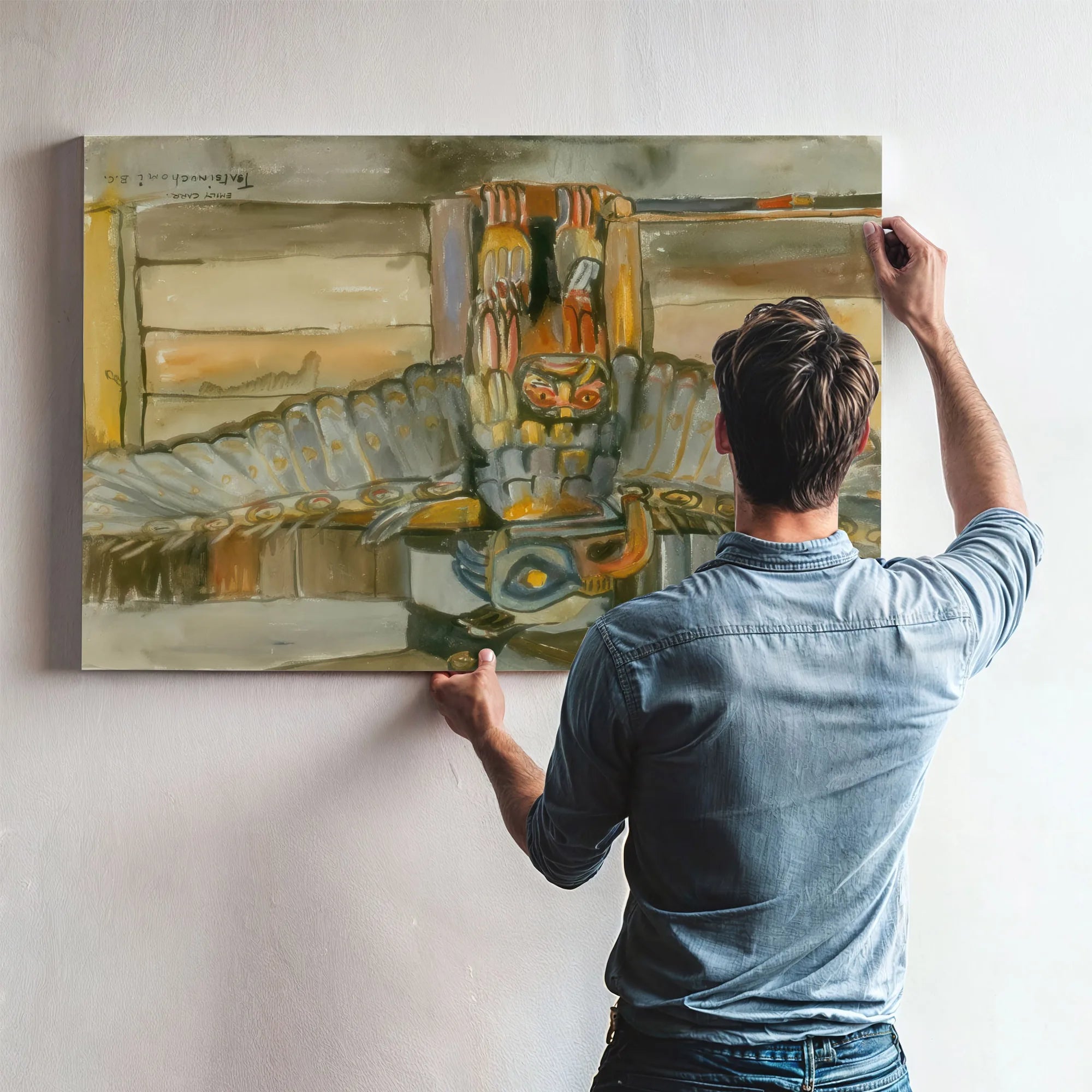 Tsatsisnukomi Bc By Emily Carr Fine Art Print