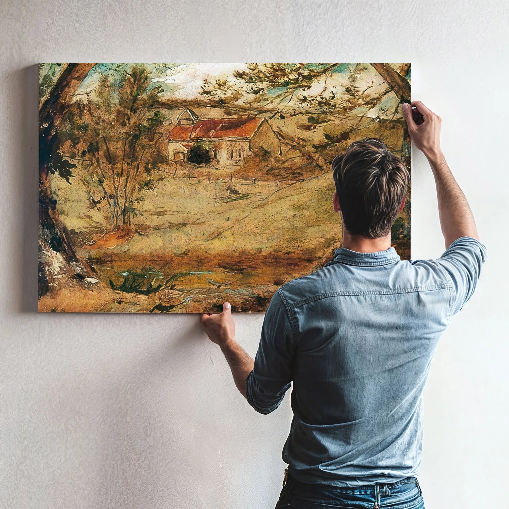 Givendale Church By William Etty Fine Art Print
