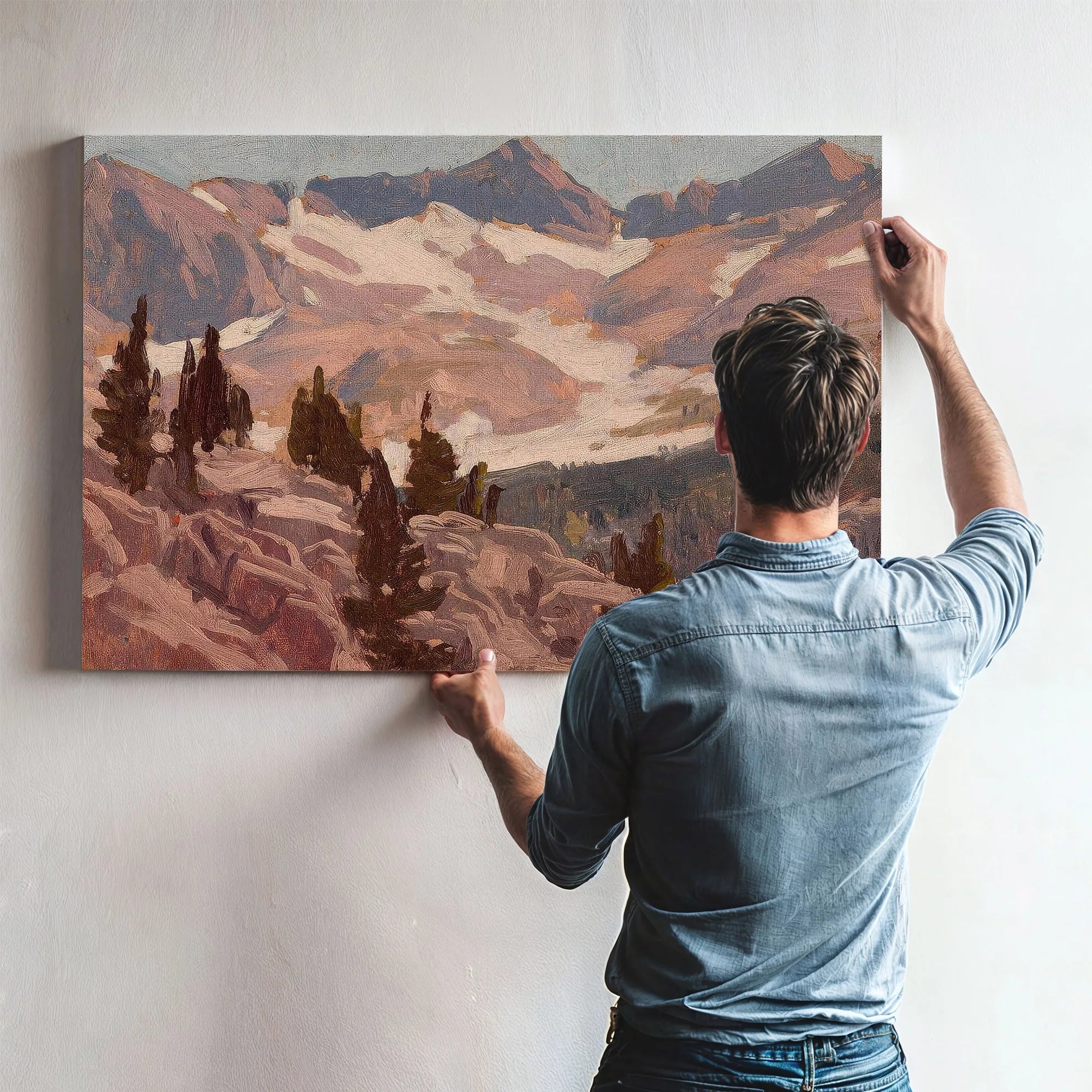 Sierra Summit, Probably Lake Sabrina By Edgar Payne Fine Art Print