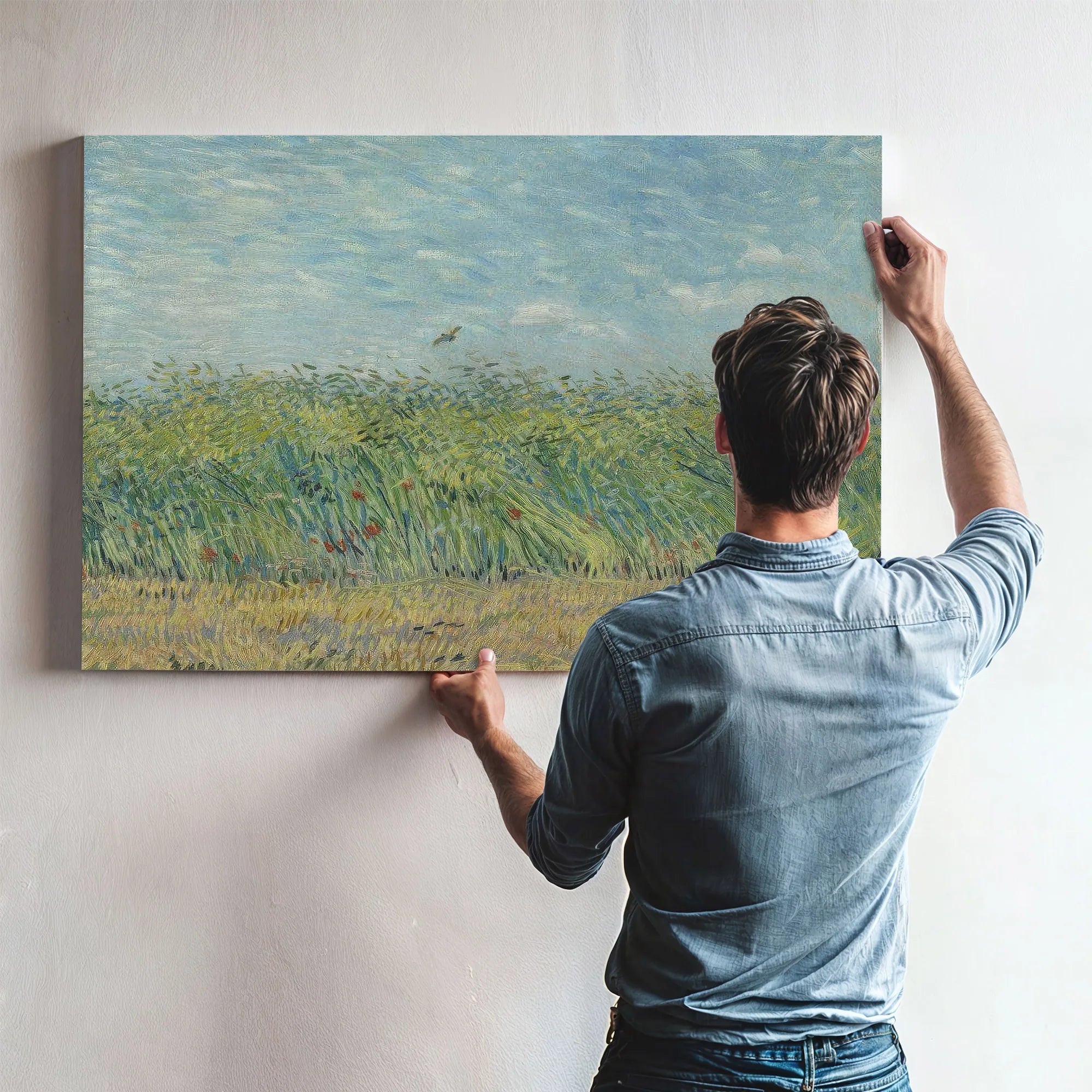 Wheatfield With Partridge By Vincent Van Gogh Fine Art Print