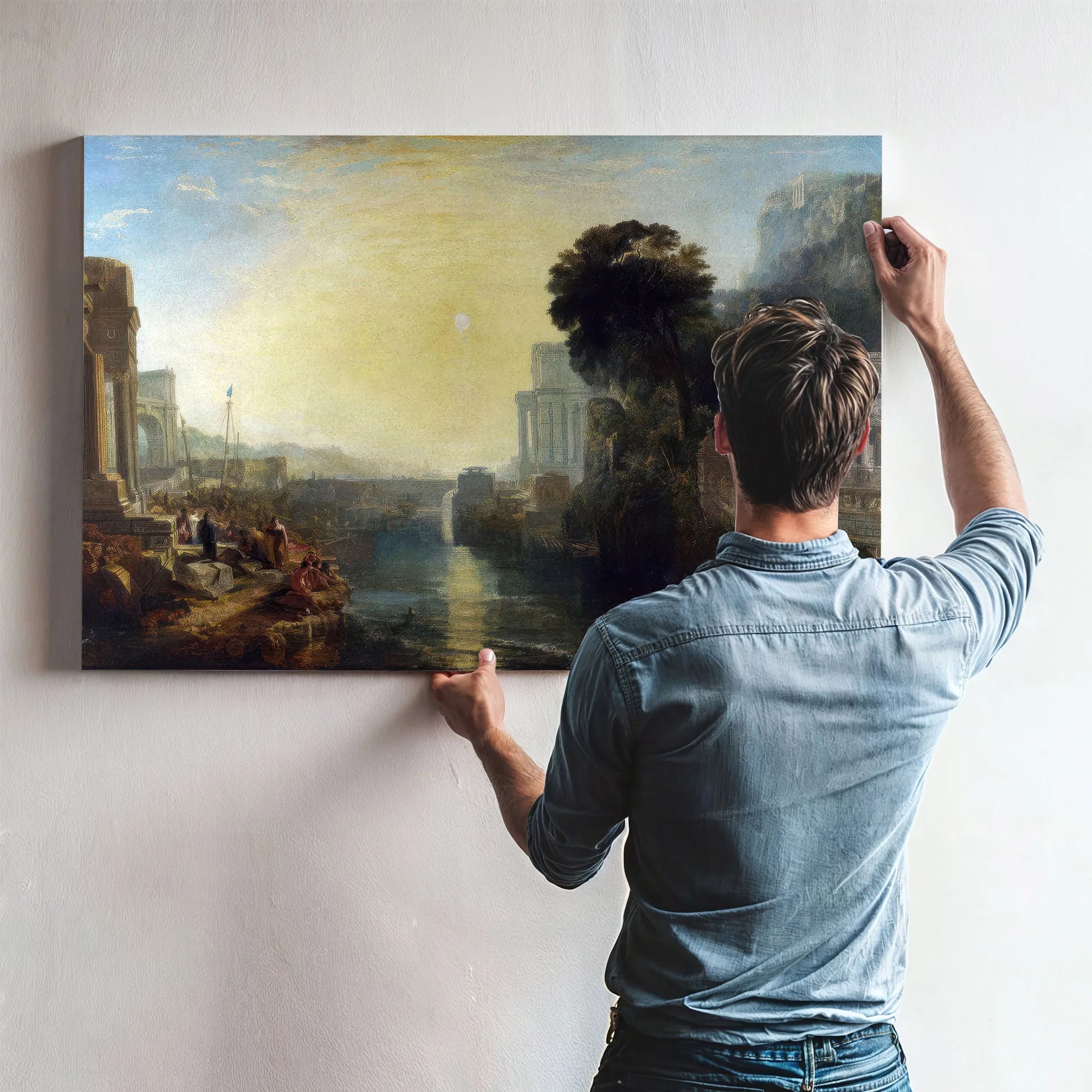 Dido Building Carthage 1815 By Joseph Mallord William Turner Fine Art Print