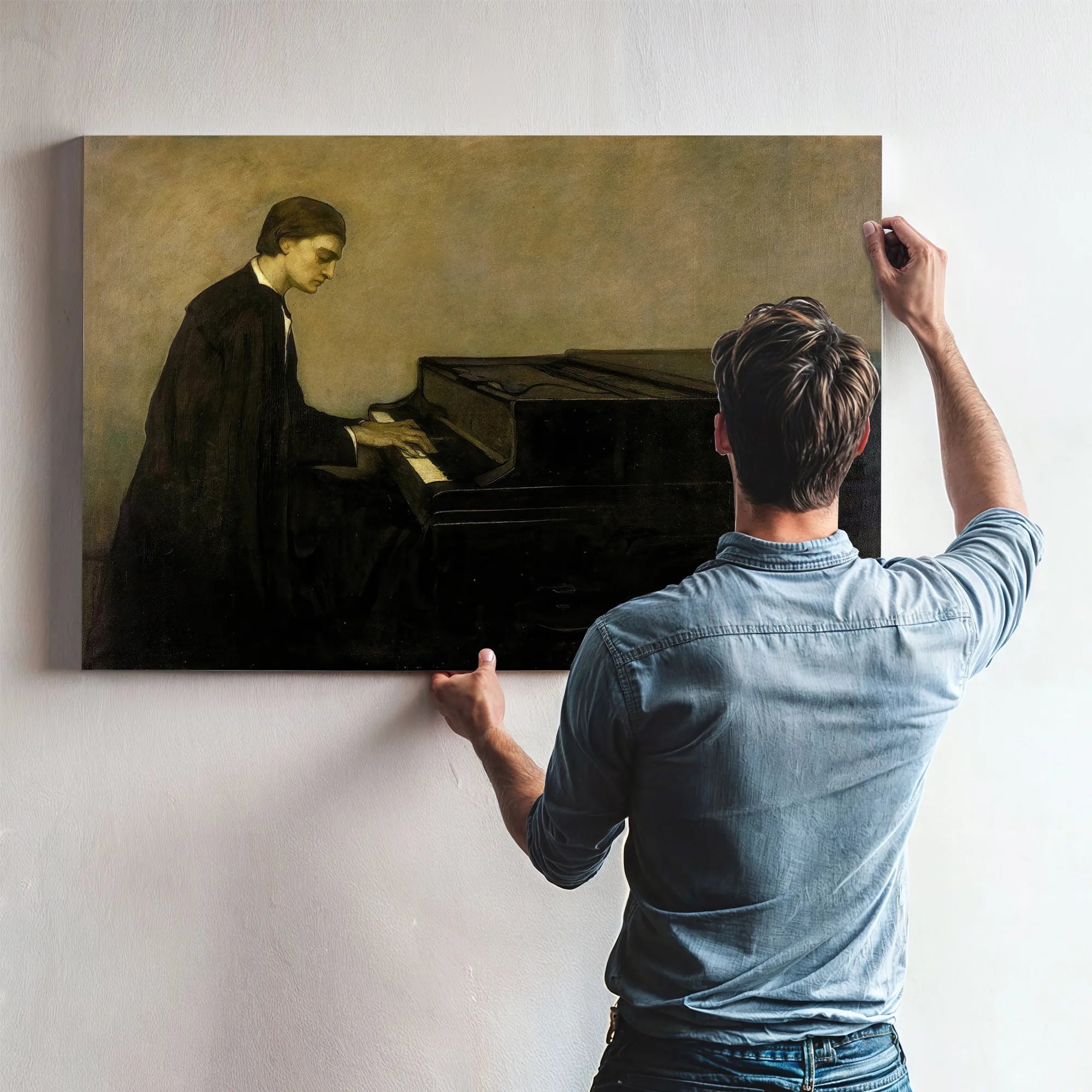 Renata Borgatti Au Piano 1920 By Romaine Brooks Fine Art Print