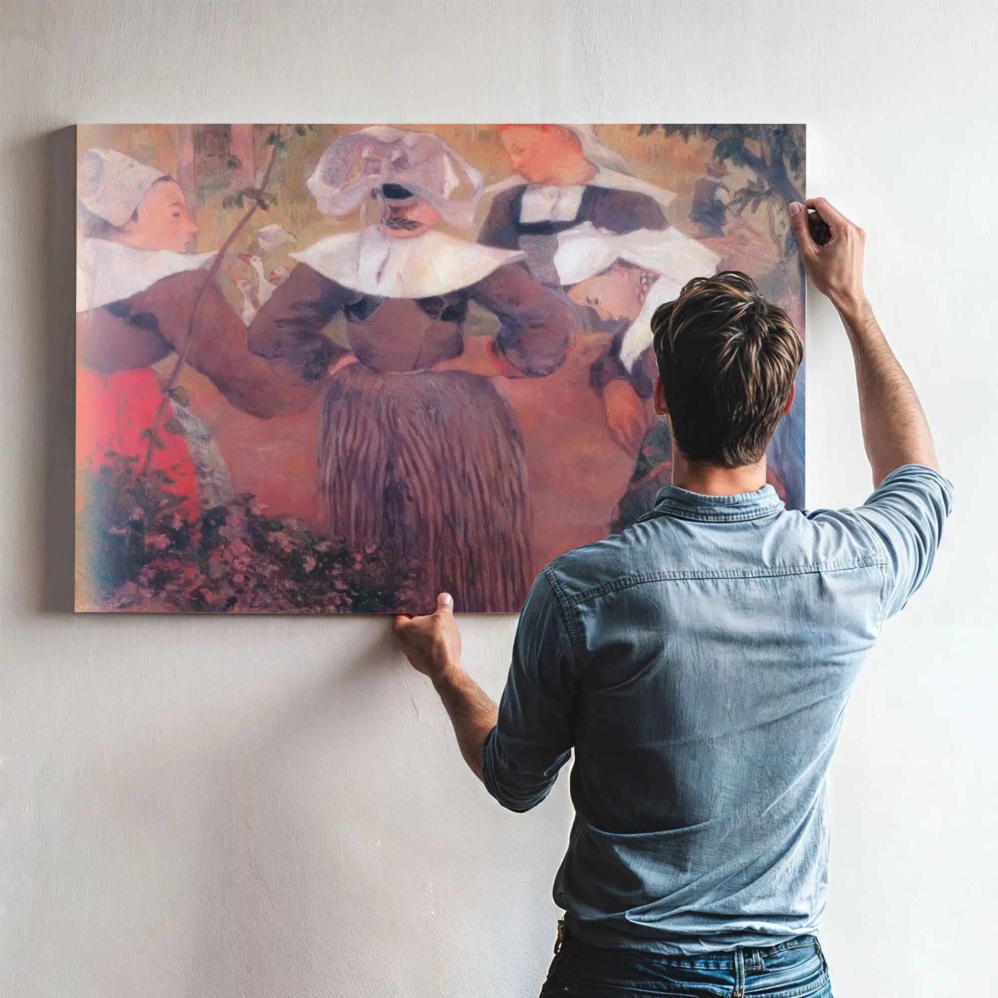 The Four Breton Girls By Paul Gauguin Fine Art Print
