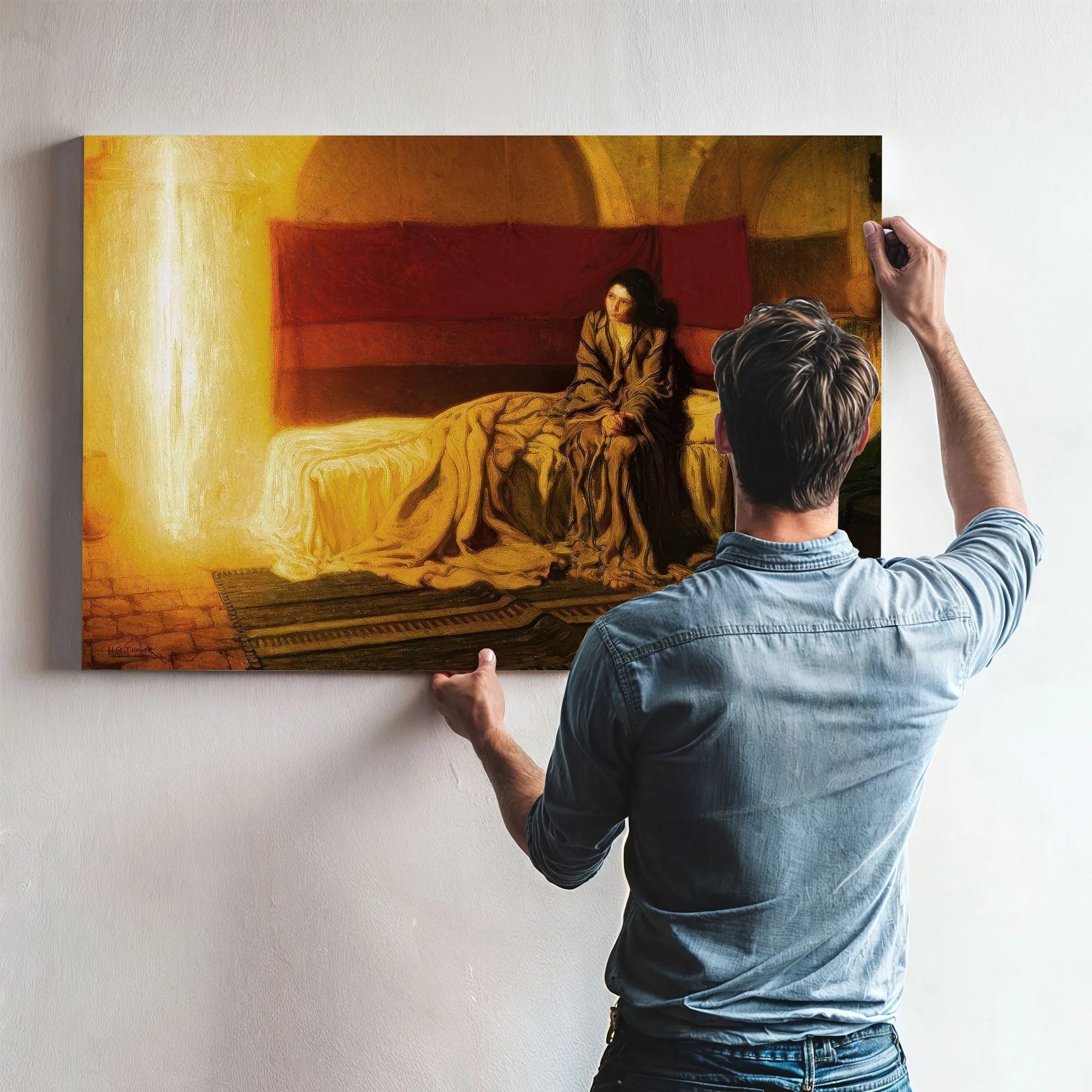 The Annunciation 1898 By Henry Ossawa Tanner Fine Art Print