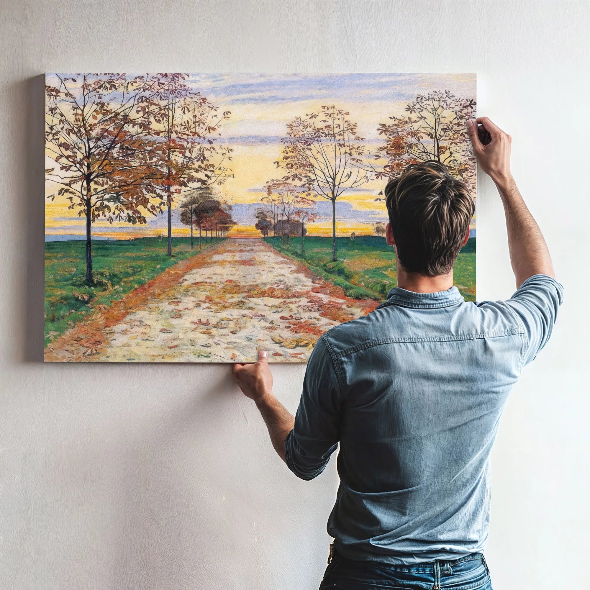 Ferdinand Hodler Autumn Evening 1892 1 By Ferdinand Hodler Fine Art Print