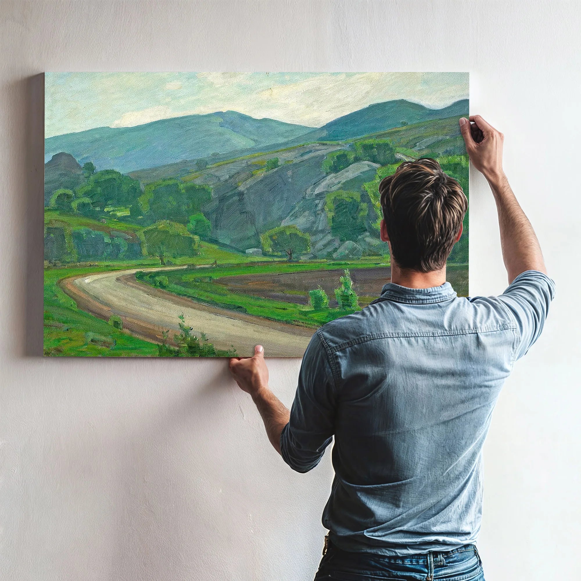El Toro Road At Laguna Beach By William Wendt Fine Art Print