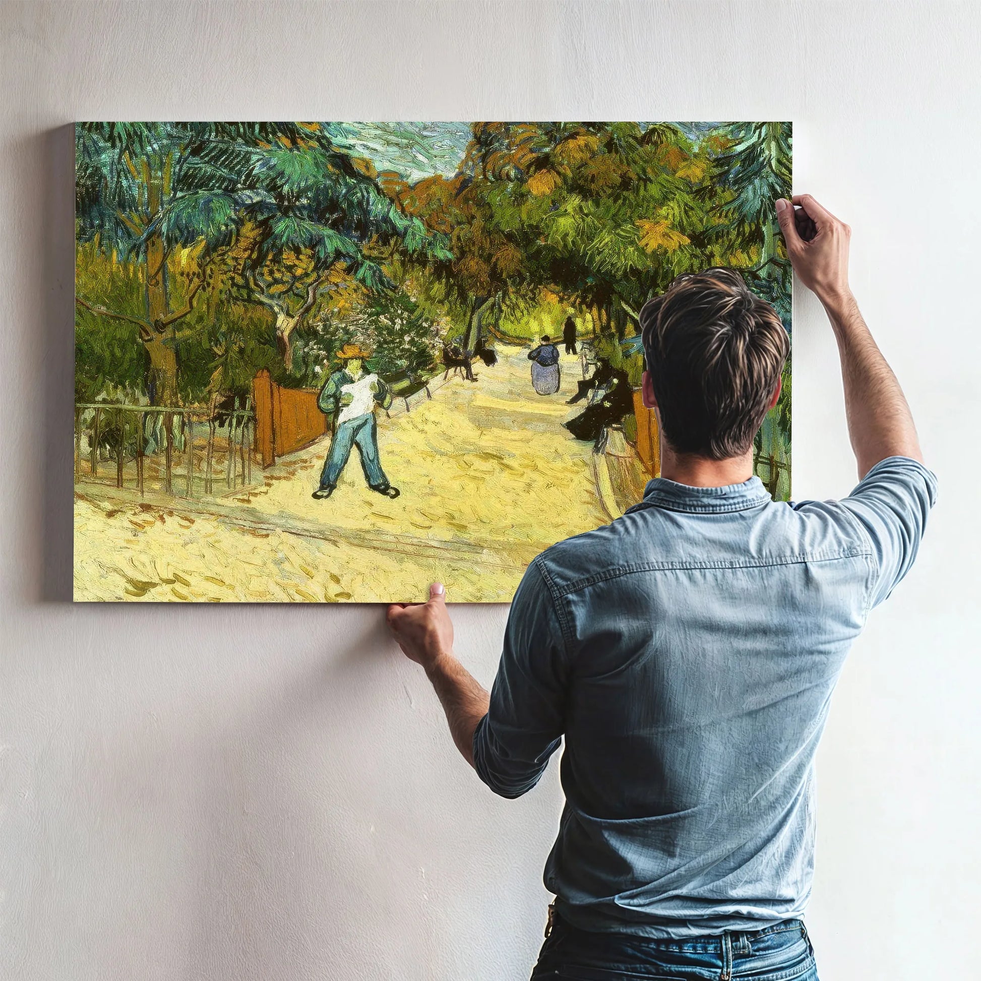 Entrance To The Public Gardens In Arles By Vincent Van Gogh Fine Art Print