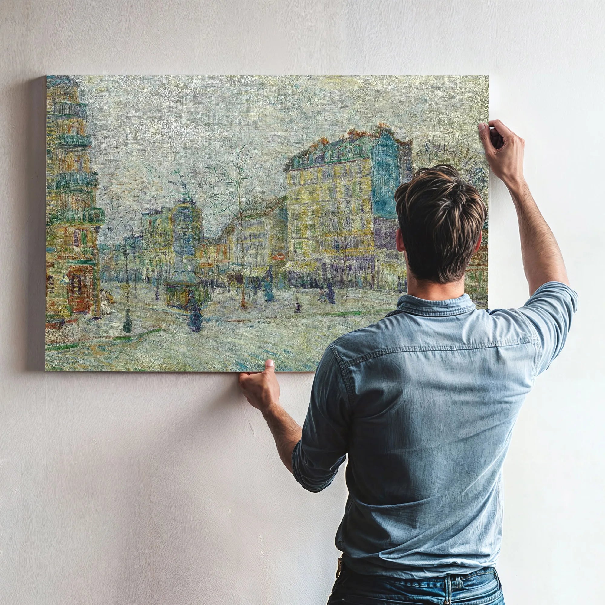 The Boulevard De Clichy Paris (El Bulevar De Clichy Paris) By Vincent Van Gogh Fine Art Print