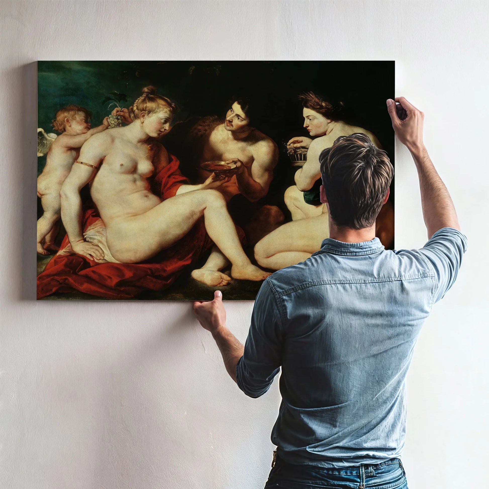 Venus Cupid Bacchus And Ceres By Peter Paul Rubens Fine Art Print