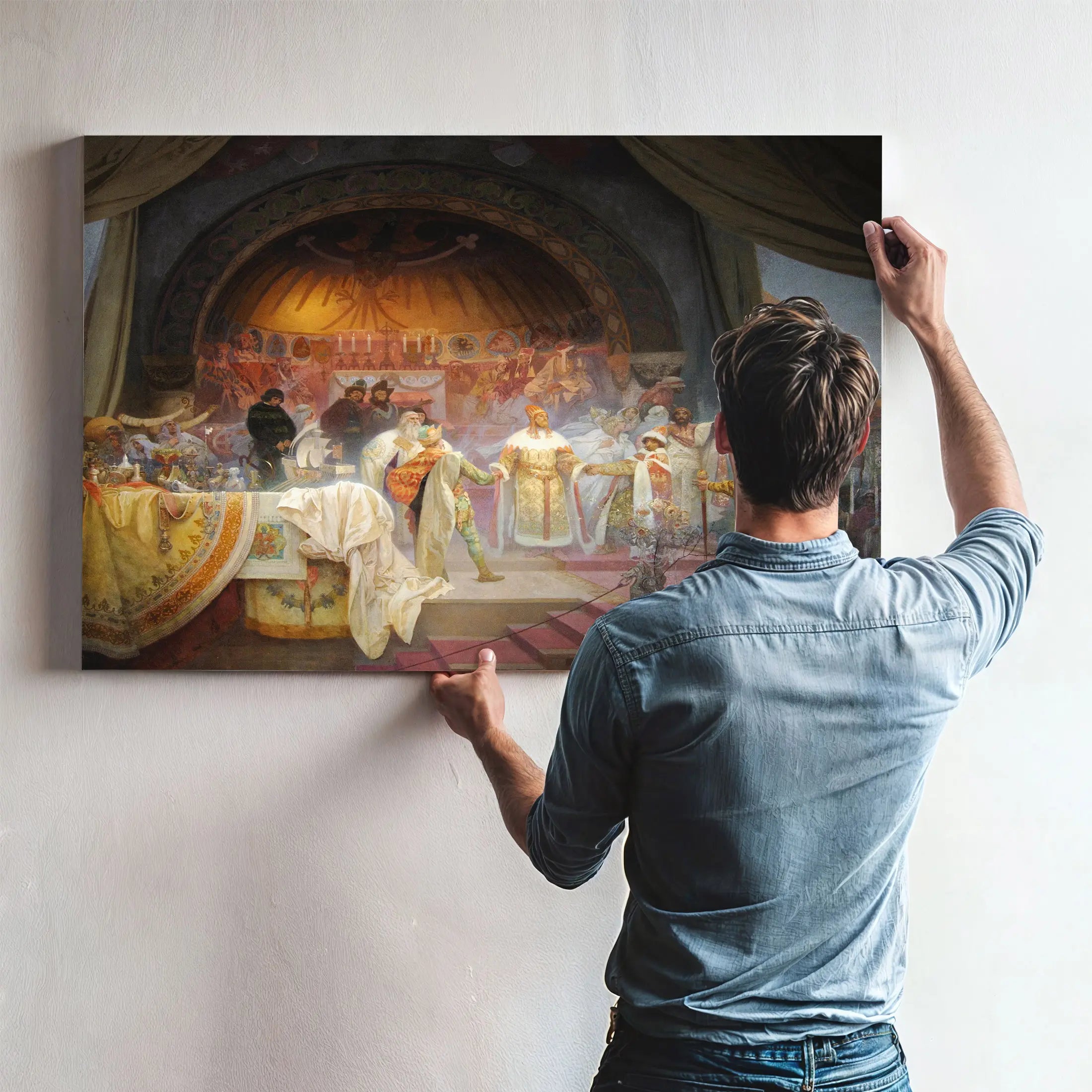 The Slav Epic Cicle Iv by Alphonse Mucha