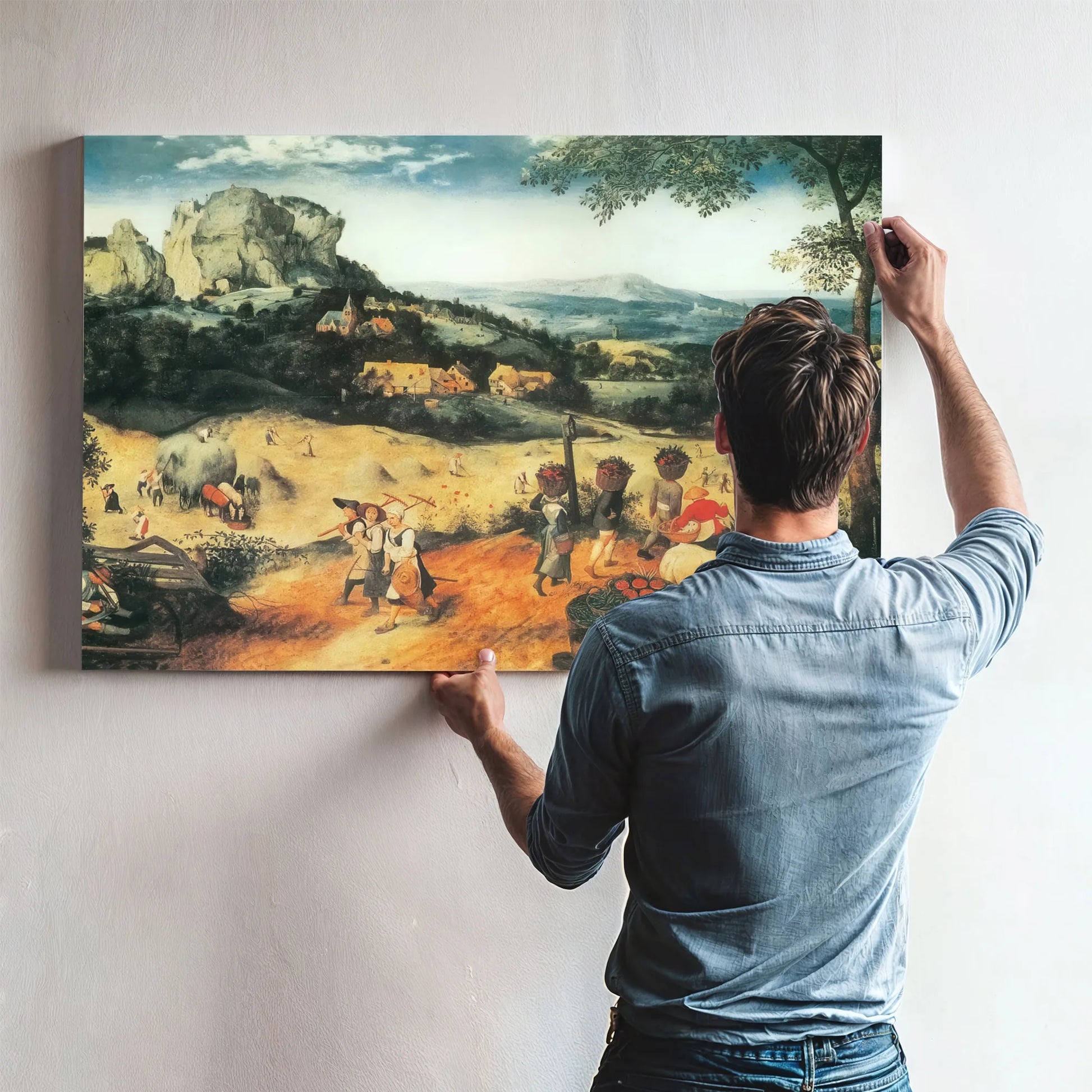 The Corn Harvest 2 1565 By Pieter Bruegel Fine Art Print
