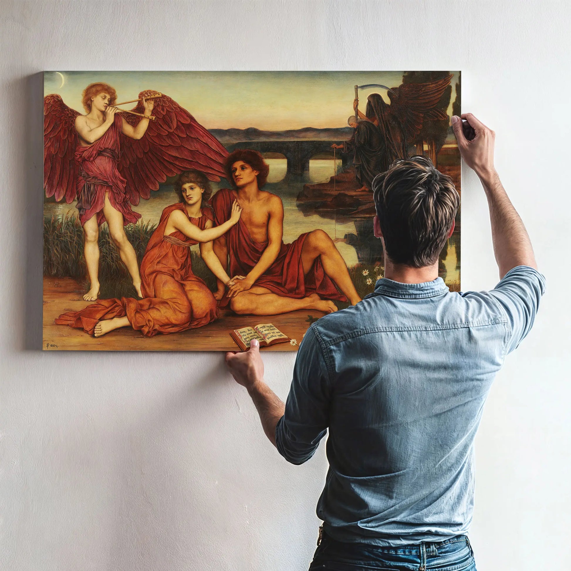 Love S Passing by Evelyn De Morgan