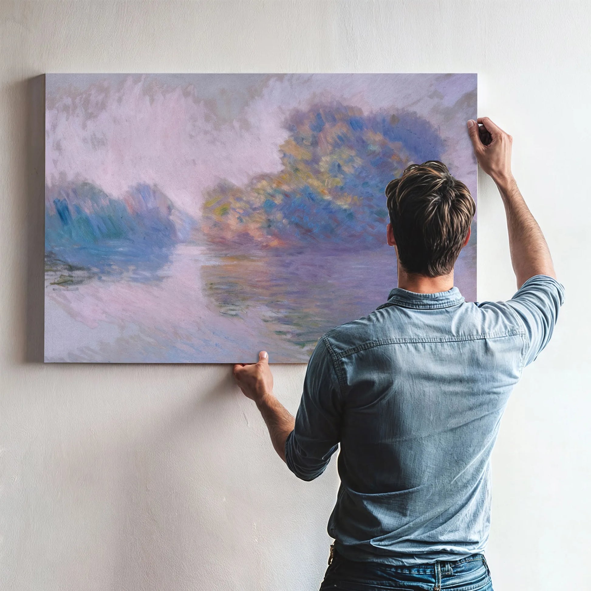 Islands At Port Villez By Claude Monet Fine Art Print