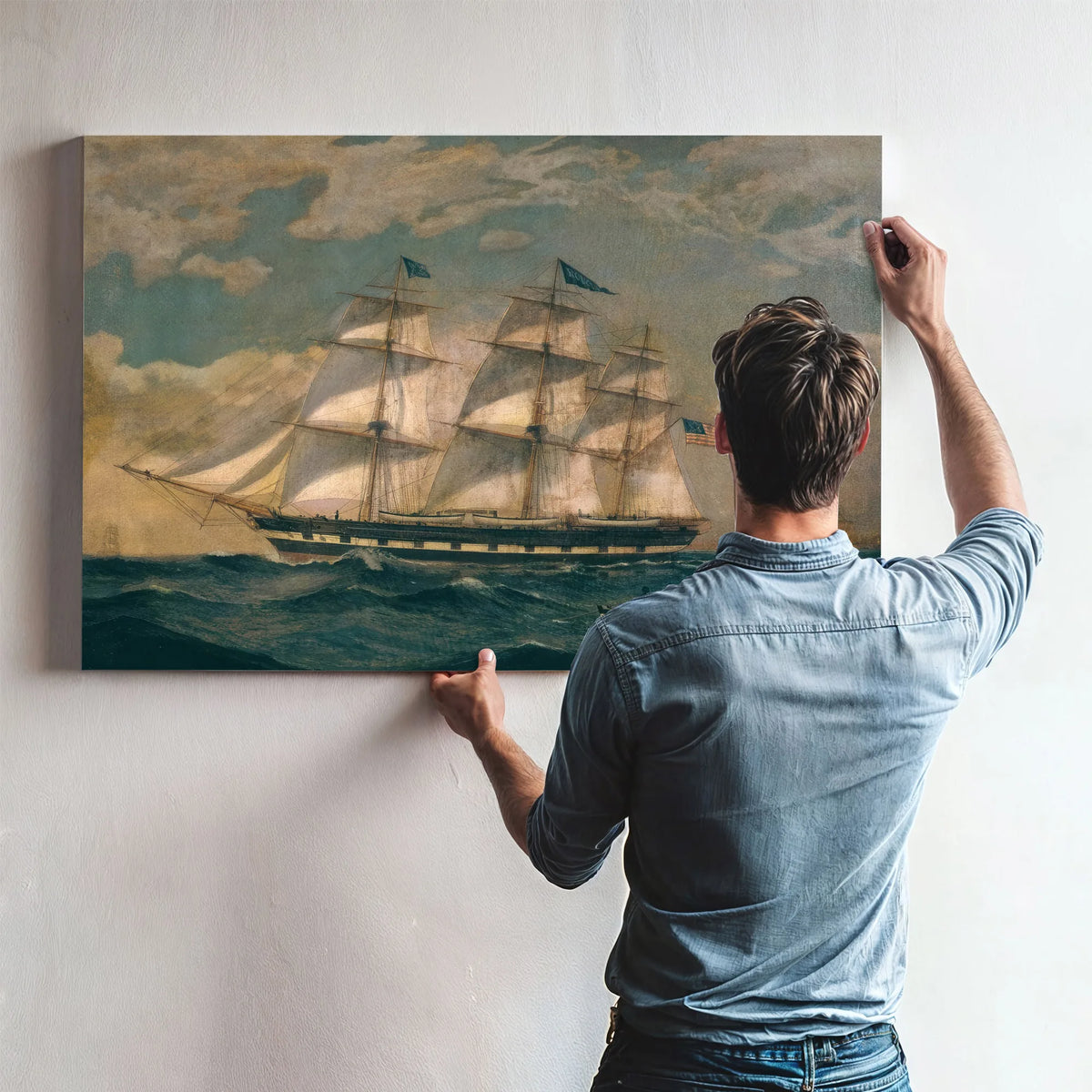 Houqua (Whaling) By Birch Thomas Fine Art Print