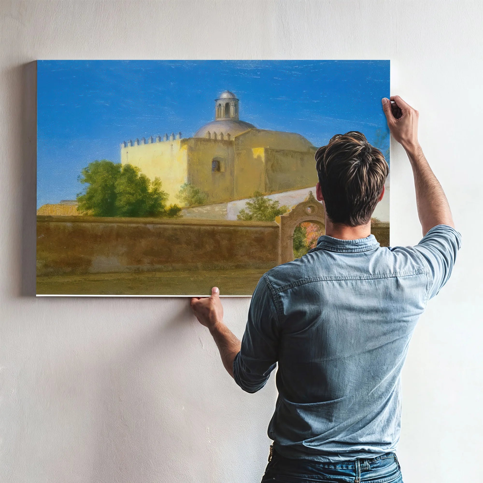 Church Of San Francisco By Frederic Edwin Church Fine Art Print