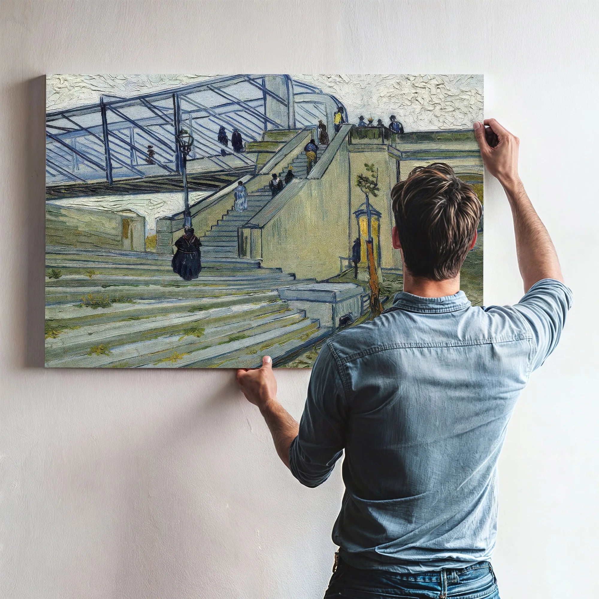 Le Pont De Trinquetaille By Vincent Van Gogh Fine Art Print