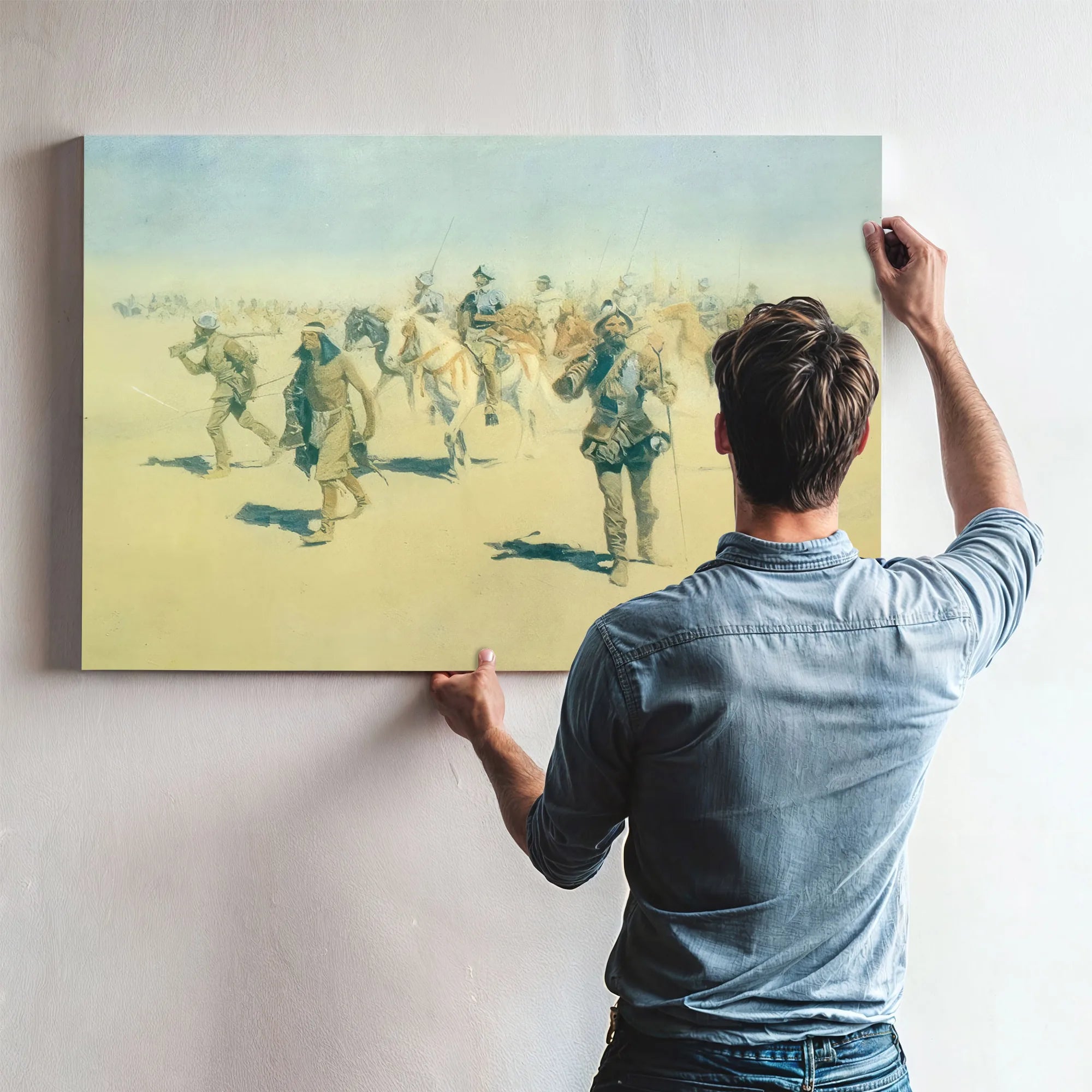 The Expedition Of Francisco Coronado By Frederic Remington Fine Art Print