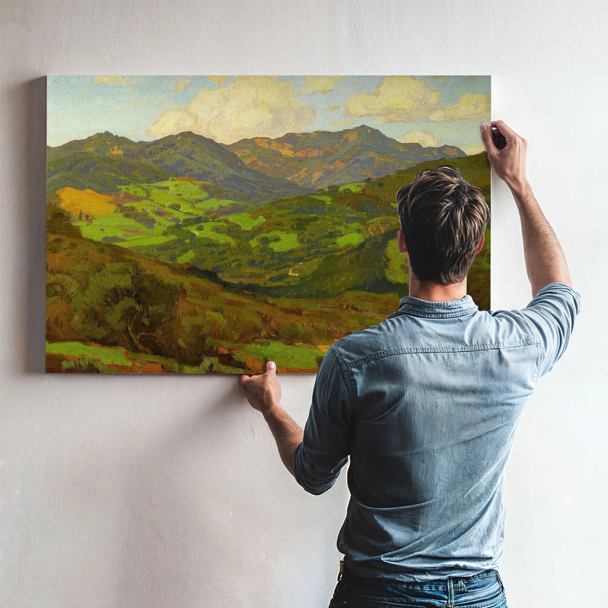 Converging Fields (Mountains Of Malibu) By William Wendt Fine Art Print