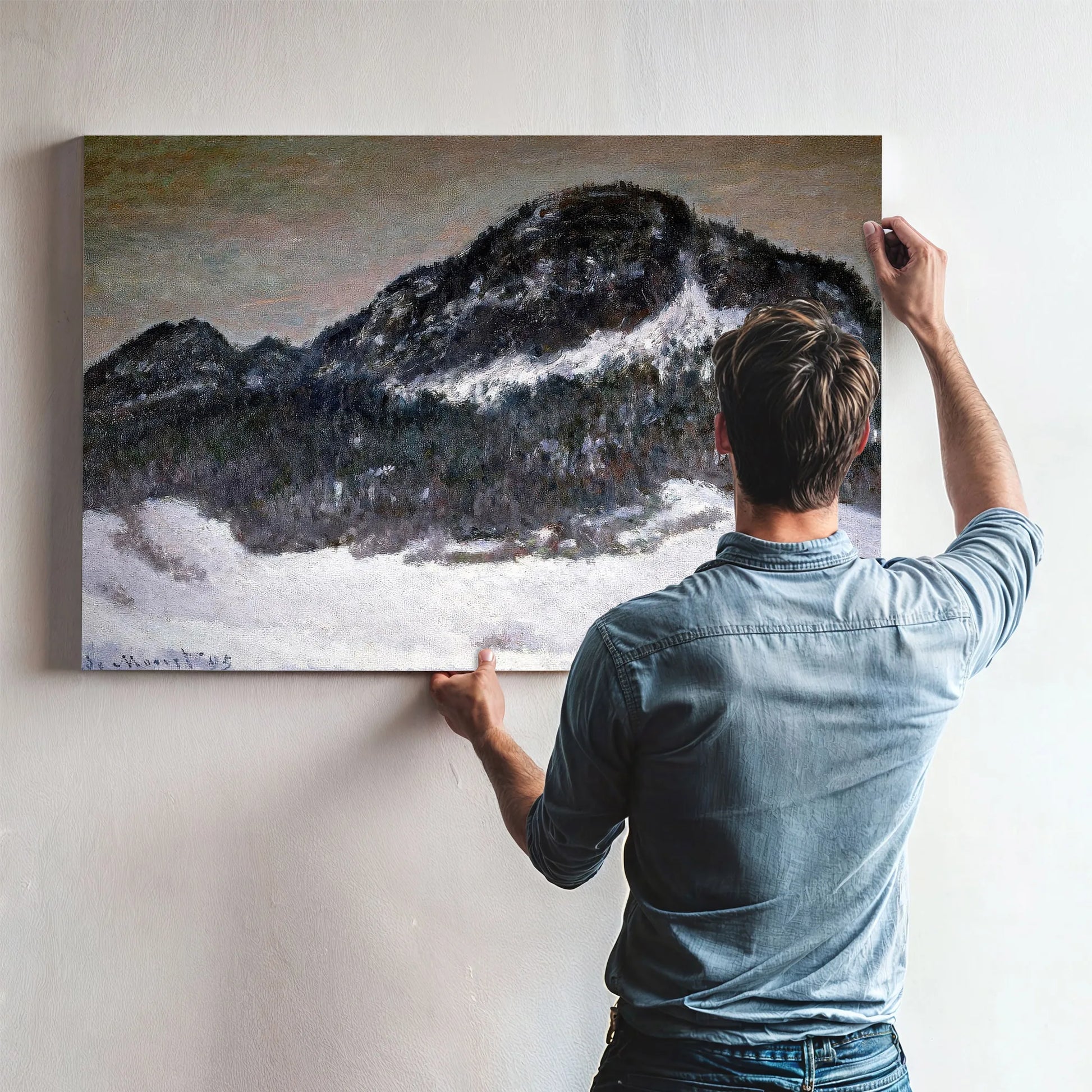 Mount Kolsaas Norway By Claude Monet Fine Art Print