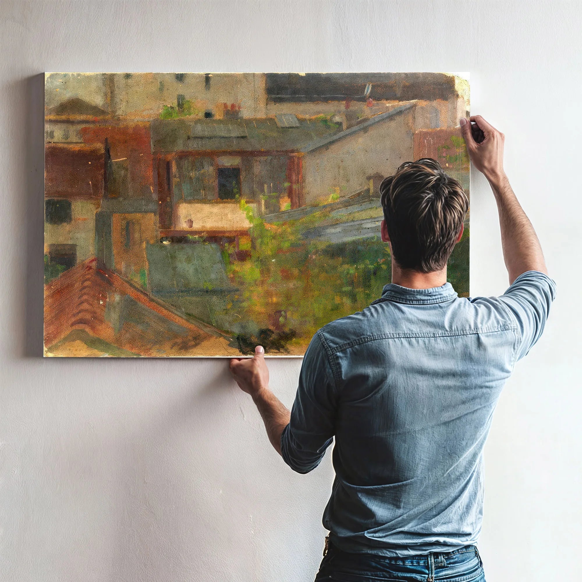 Rooftops By Alice Pike Barney Fine Art Print