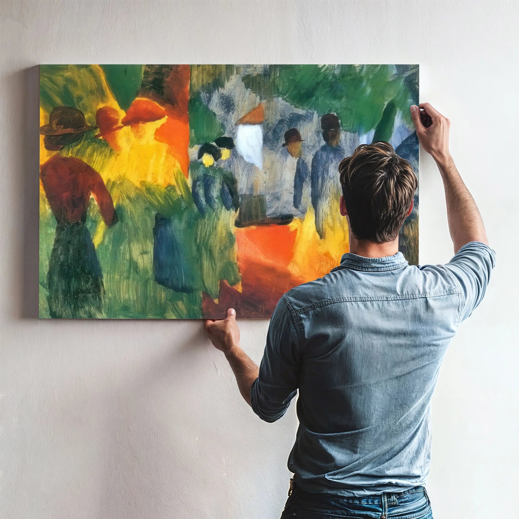 Sunset After The Rain By August Macke Fine Art Print