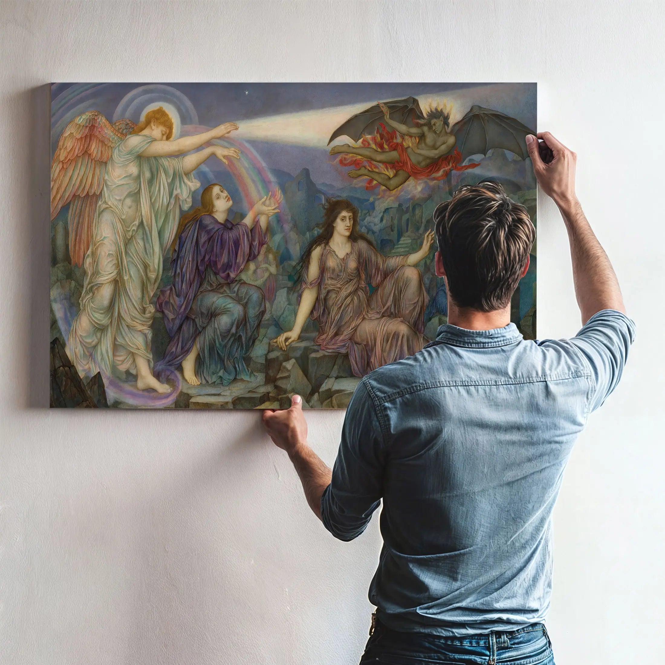 The Search Light by Evelyn De Morgan