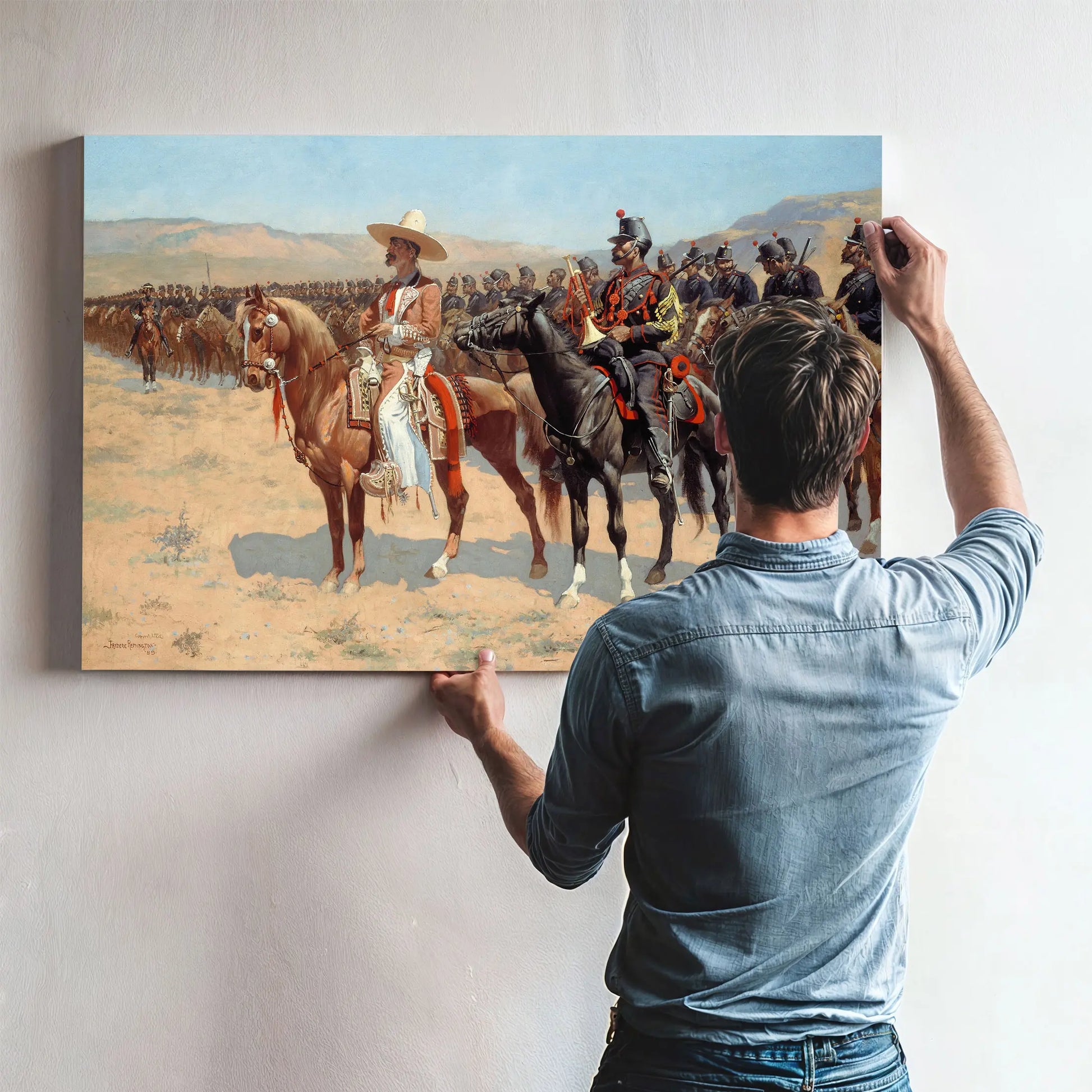 The Mexican Major by Frederic Remington