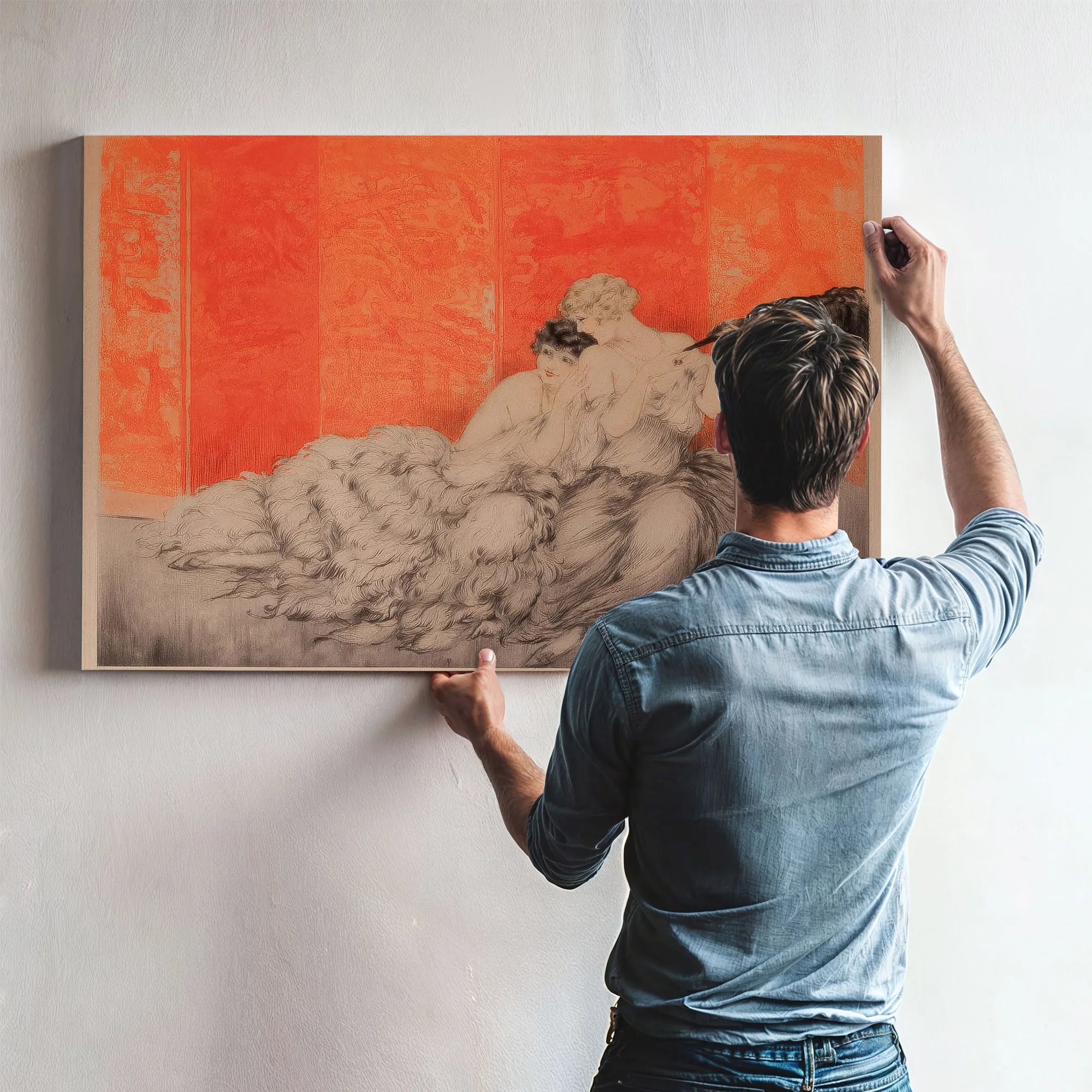 Two Elegant Women By Louis Icart Fine Art Print