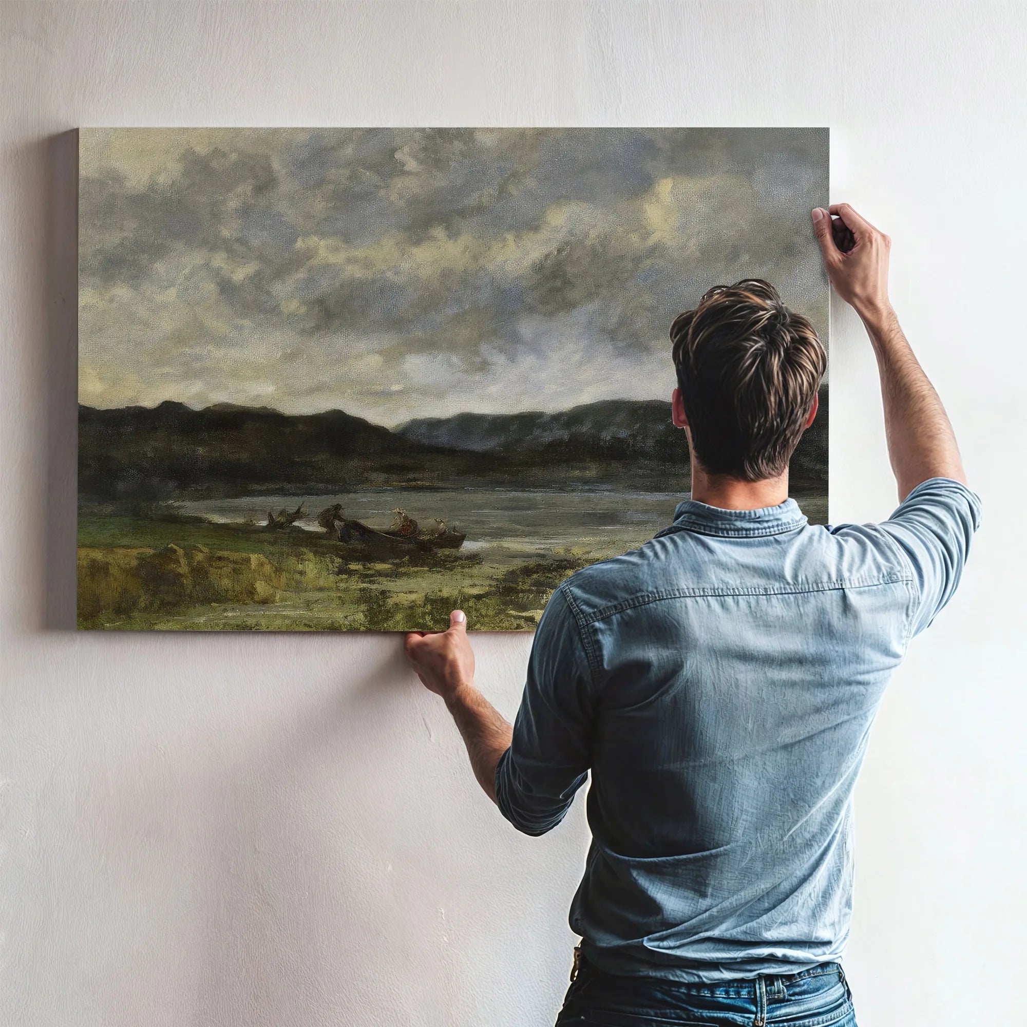 The Lake, Near Saint Point By Jean Desire Gustave Courbet Fine Art Print