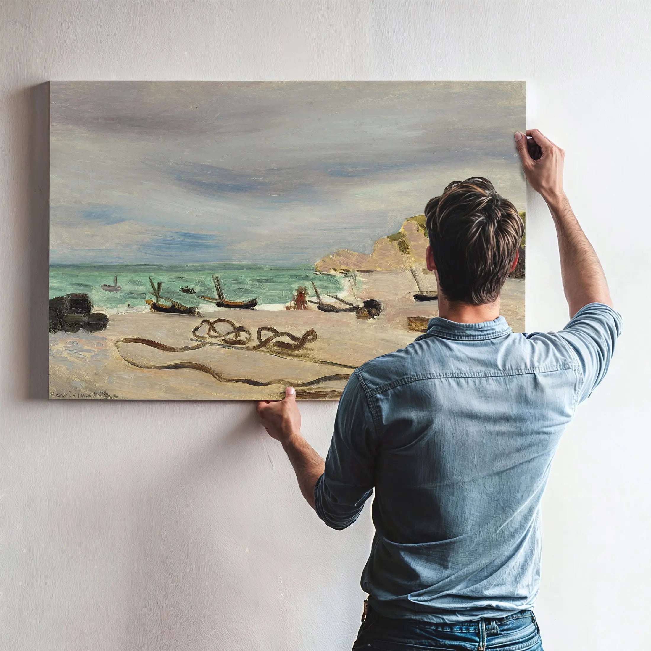 The Beach At Sainte Adresse 1 by Henri Matisse