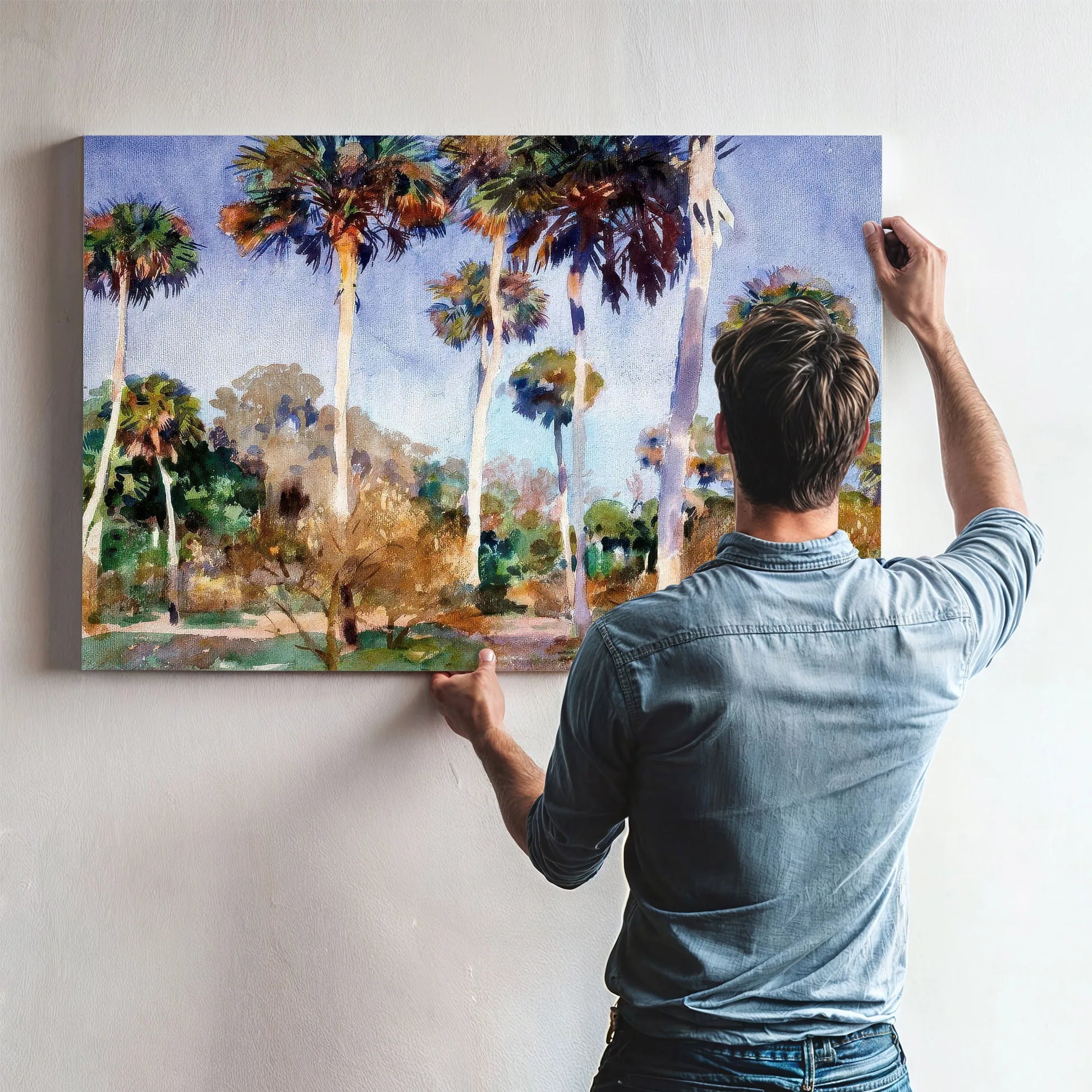 Palms By John Singer Sargent Fine Art Print