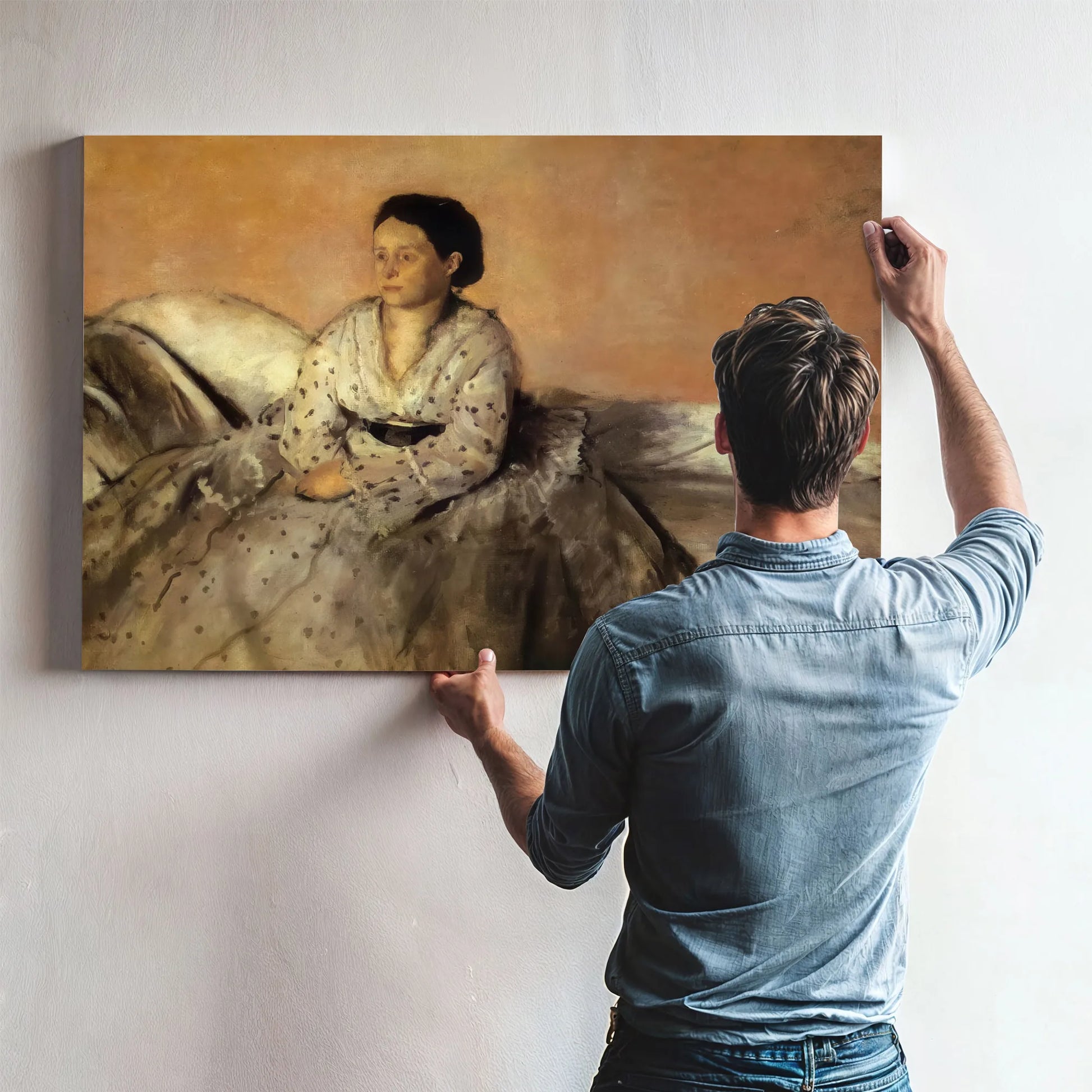 Mme. Rene De Gas By Edgar Degas Fine Art Print