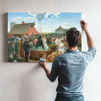 Baptism In Kansas By John Steuart Curry