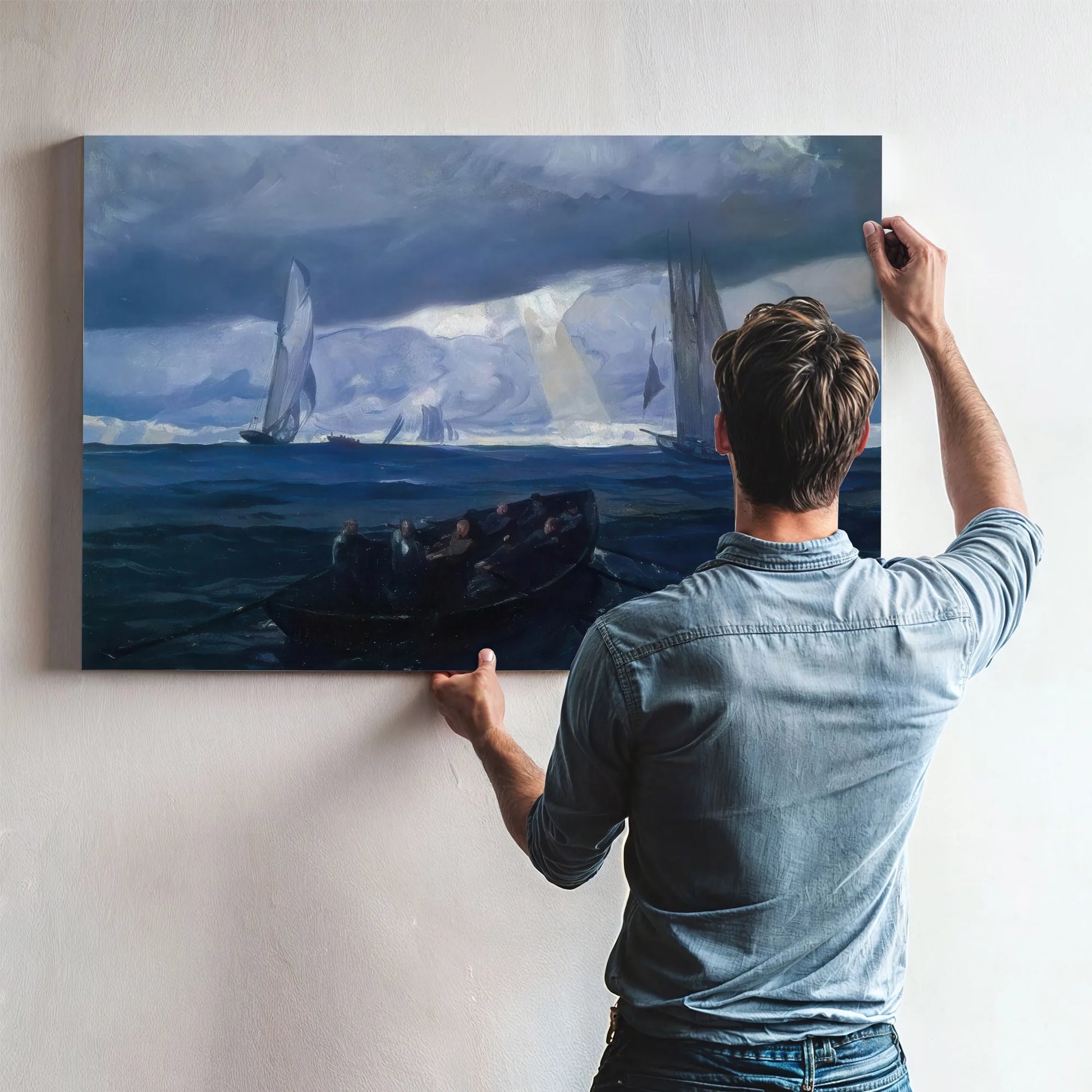 The Seiners By Rockwell Kent Fine Art Print