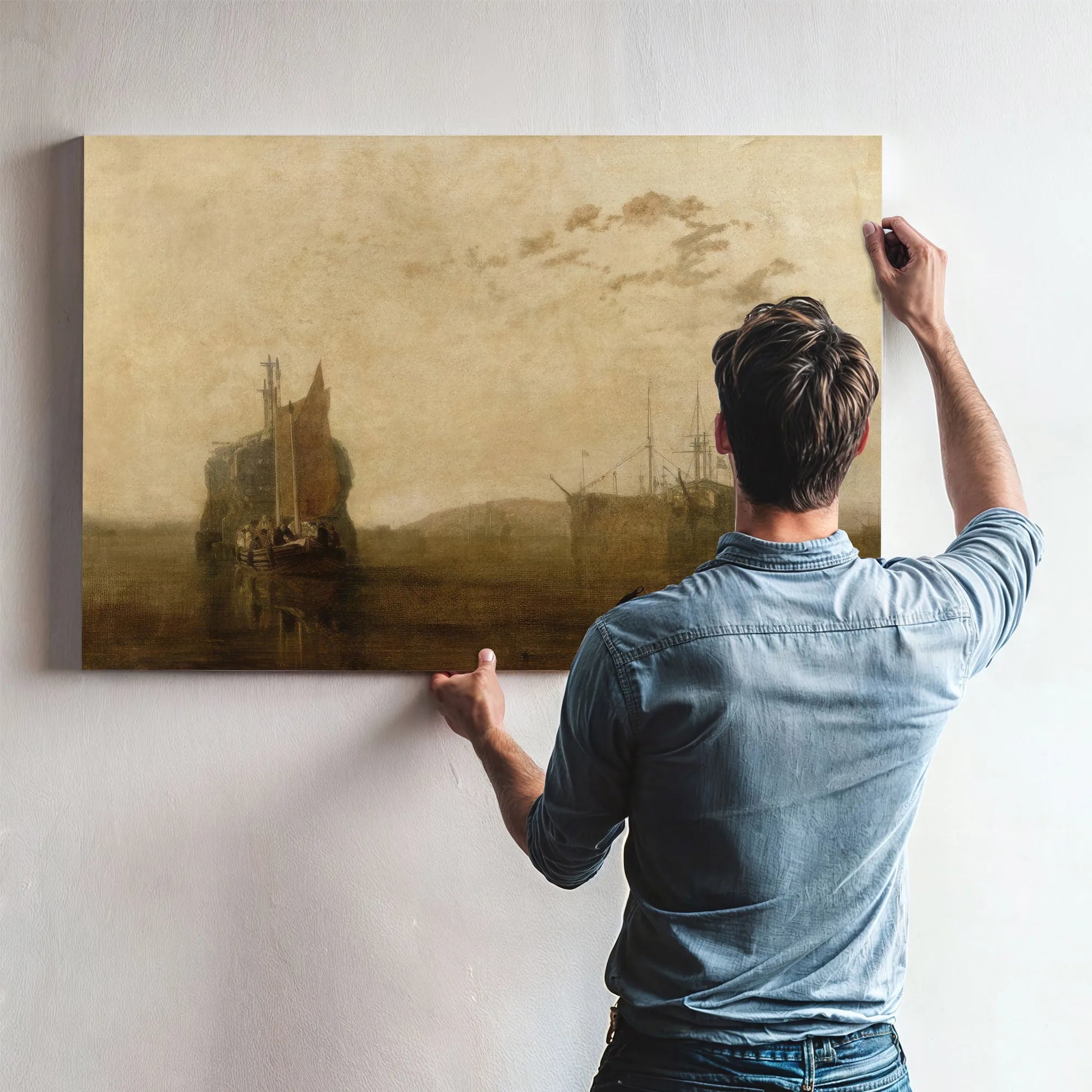 Hulks On The Tamar By Joseph Mallord William Turner Fine Art Print