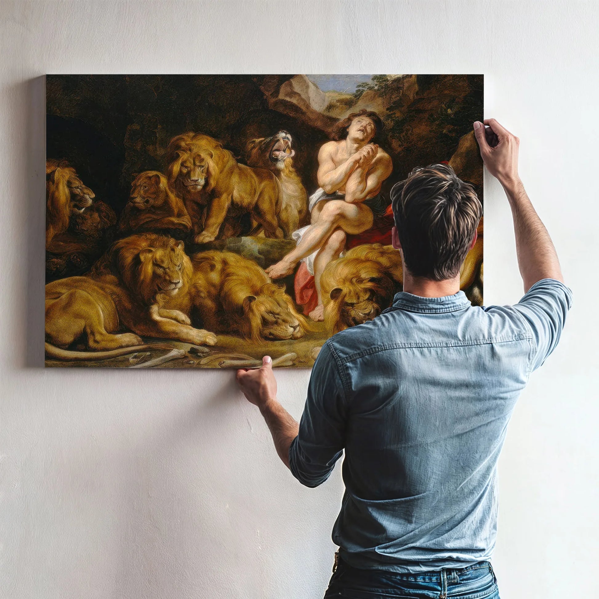 Peter Paul Rubens Daniel In The Lions 1039 Den 1616 (1) By Peter Paul Rubens Fine Art Print