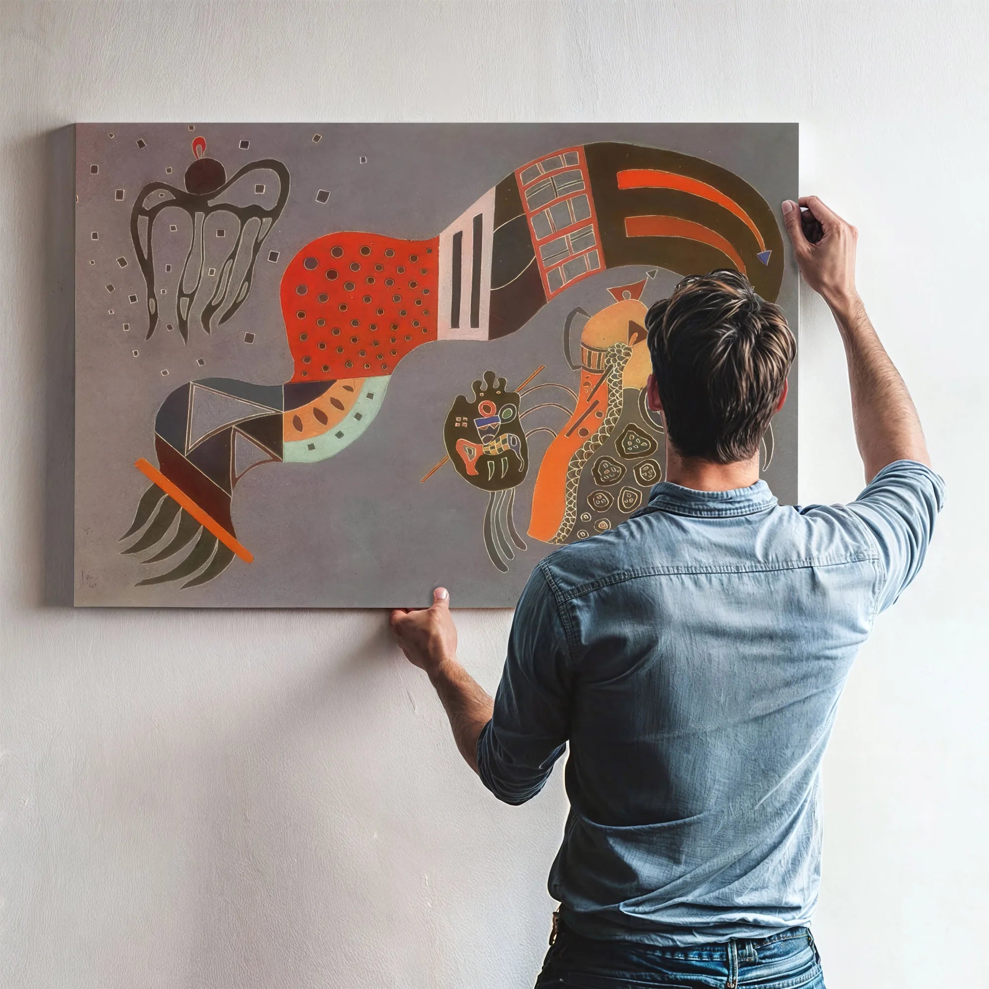 Tempered Elan By Wassily Kandinsky Fine Art Print