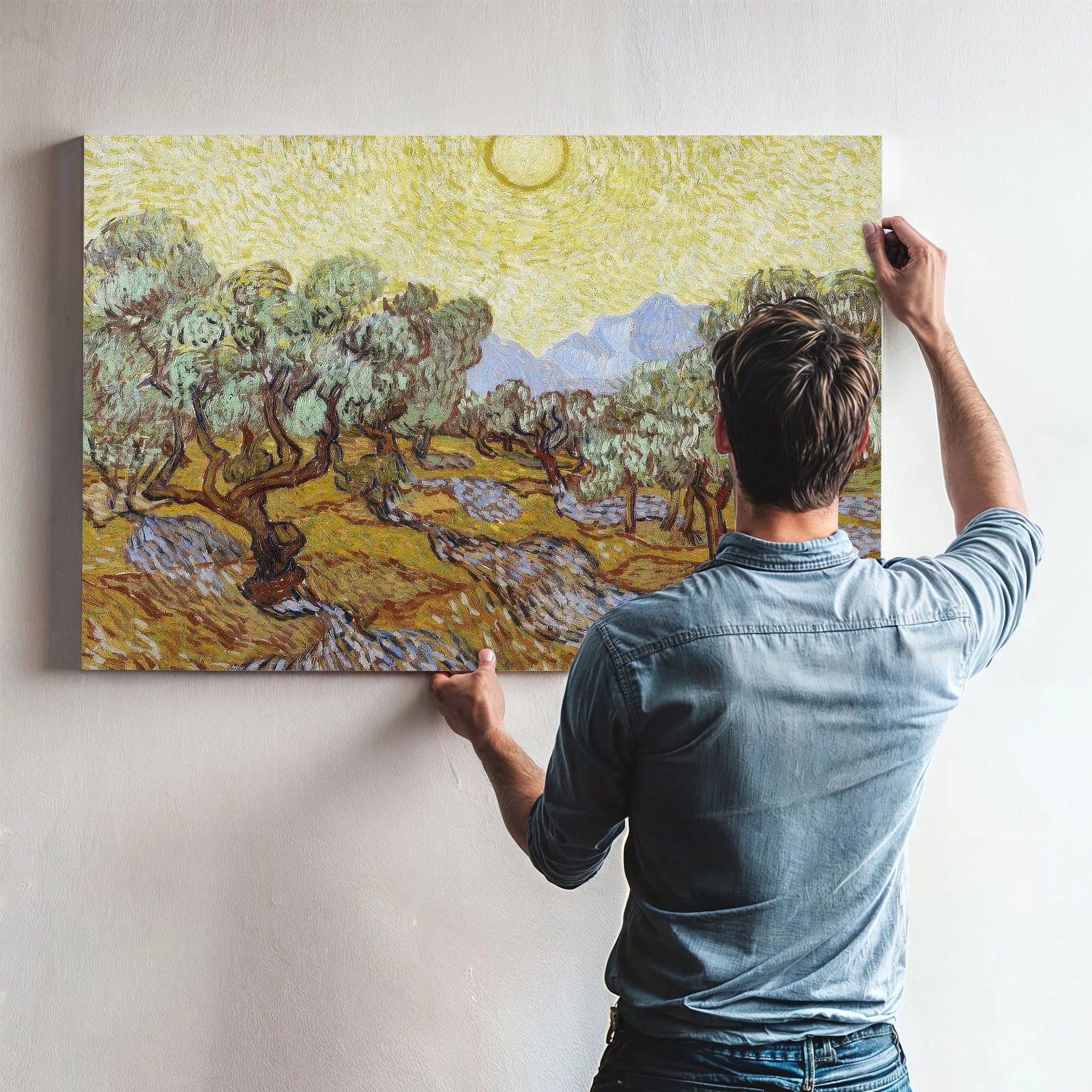 Olive Trees By Vincent Van Gogh Fine Art Print