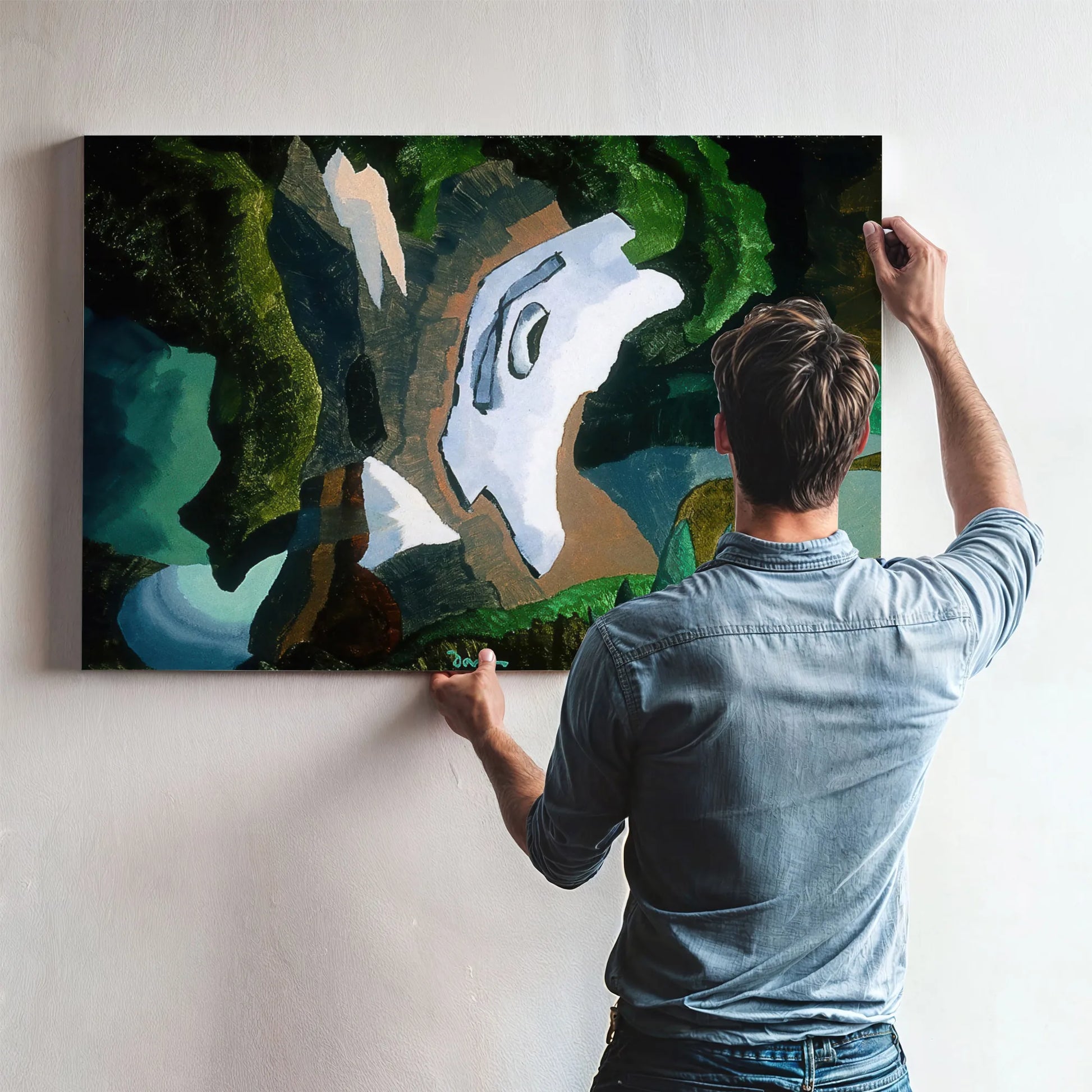 Neighborly Attempt At Murder By Arthur Dove Fine Art Print