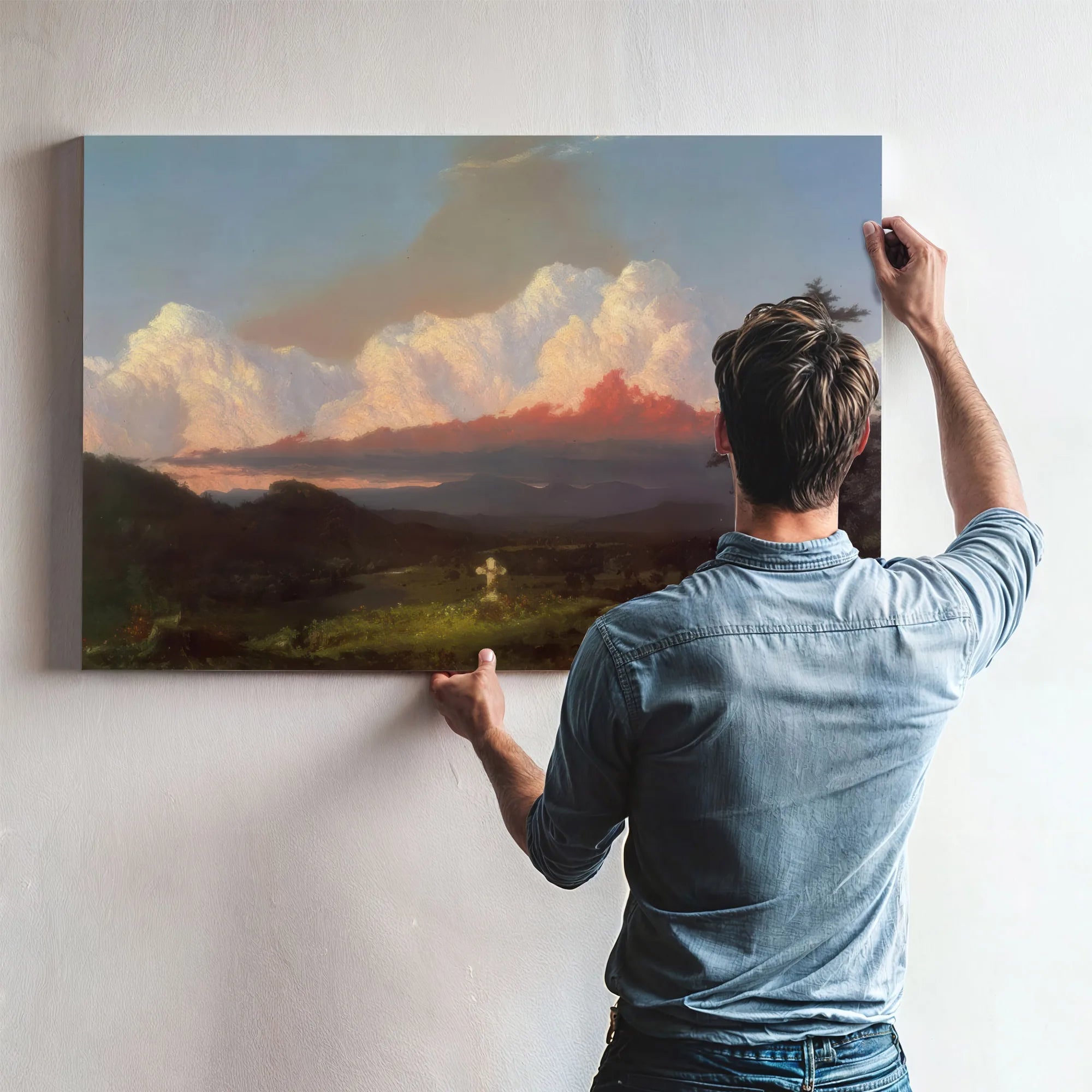 In The Memory Of Cole By Frederic Edwin Church Fine Art Print