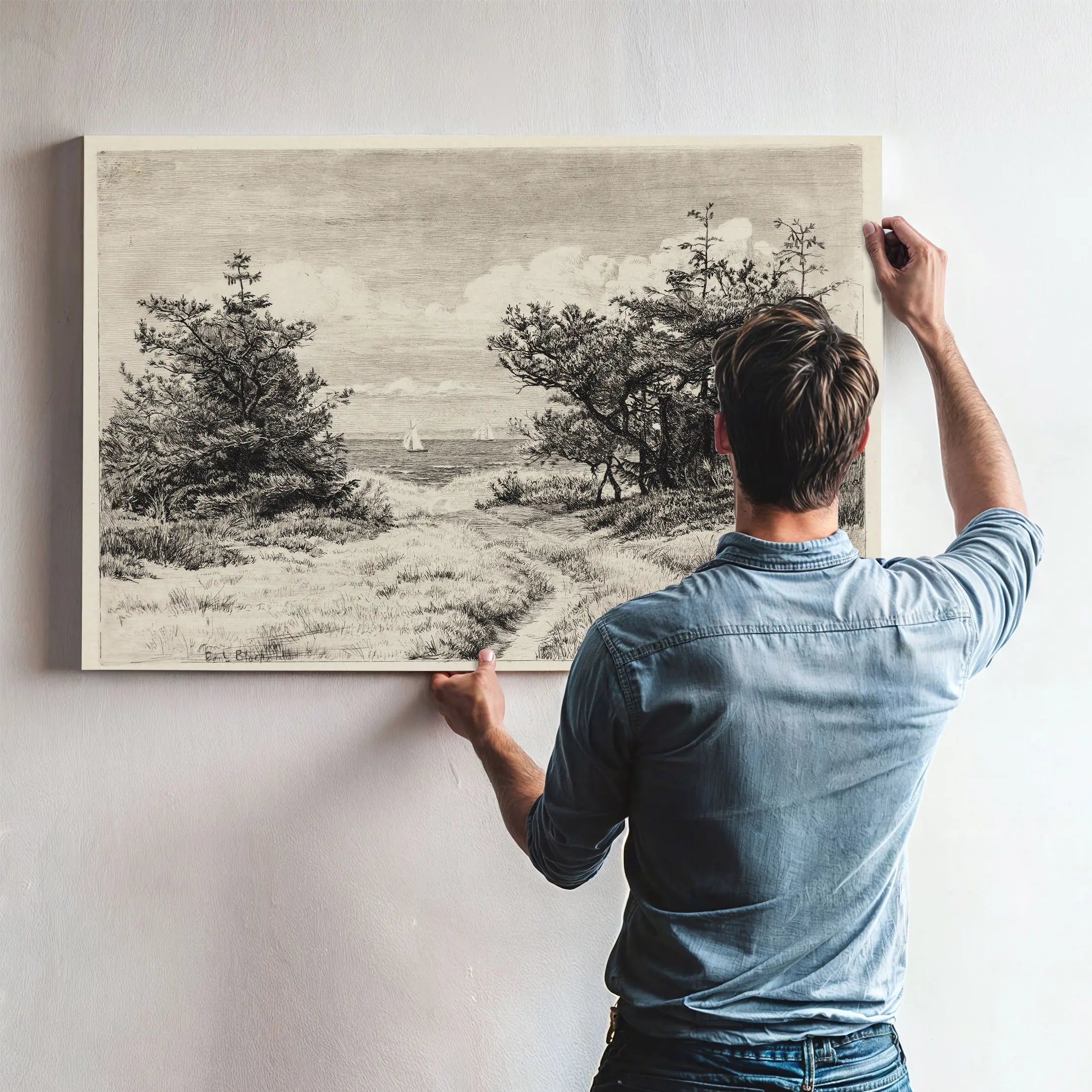 Udsigt Til Havet by Carl Bloch