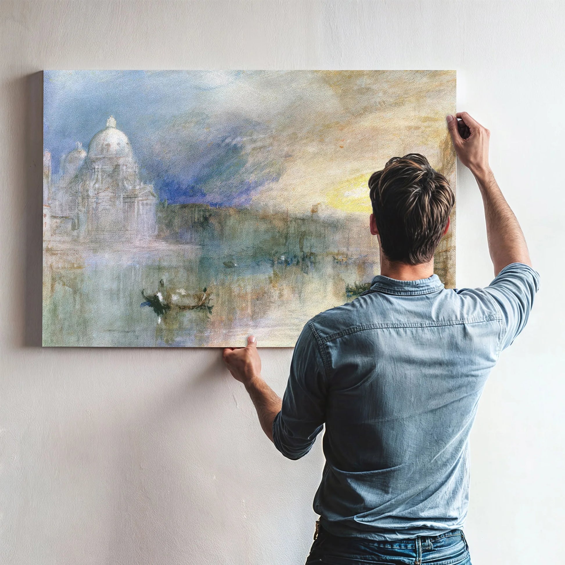 Venice Grand Canal With Santa Maria Della Salute By Joseph Mallord William Turner Fine Art Print